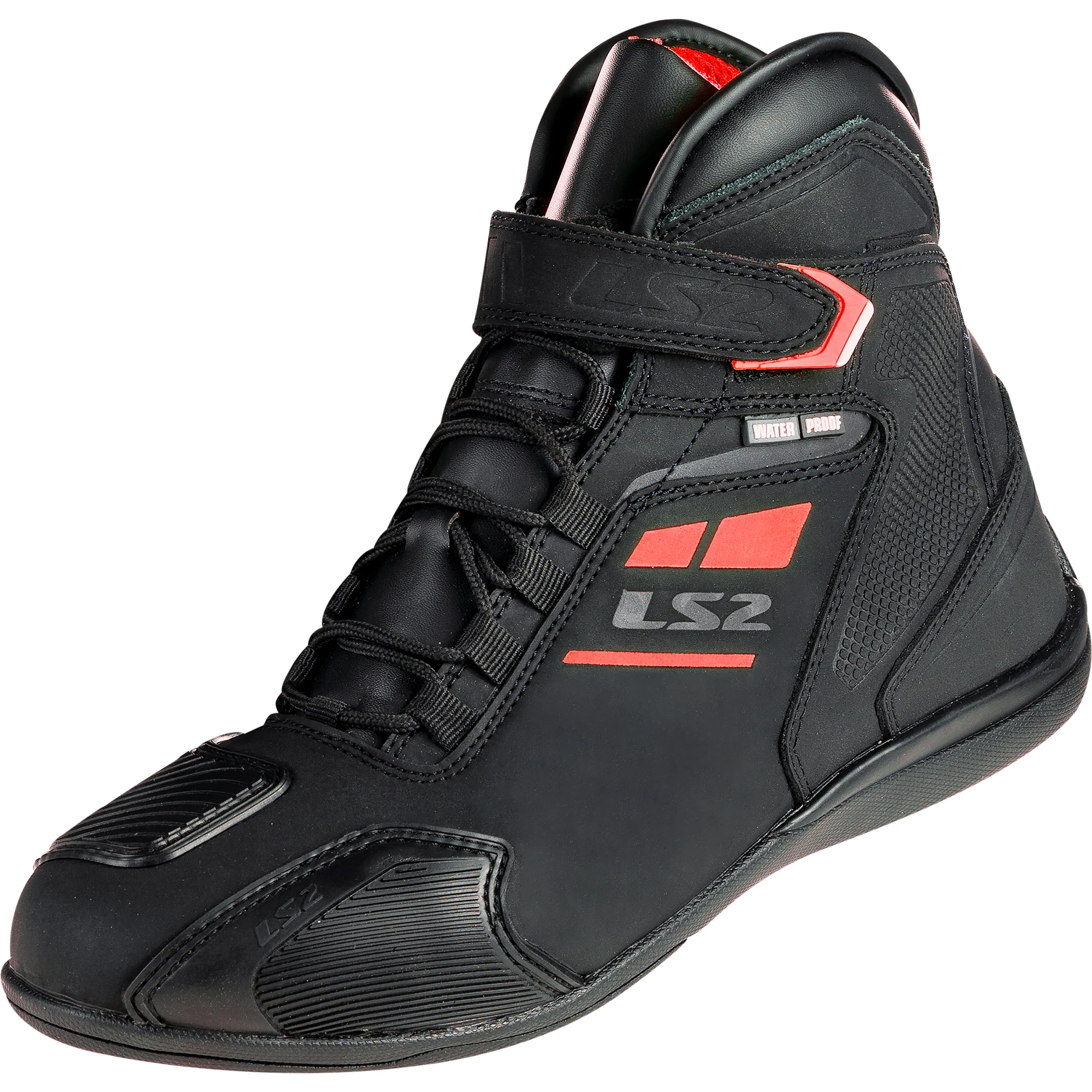 LS2 LS2 Garra Waterproof Boots - Black / Red