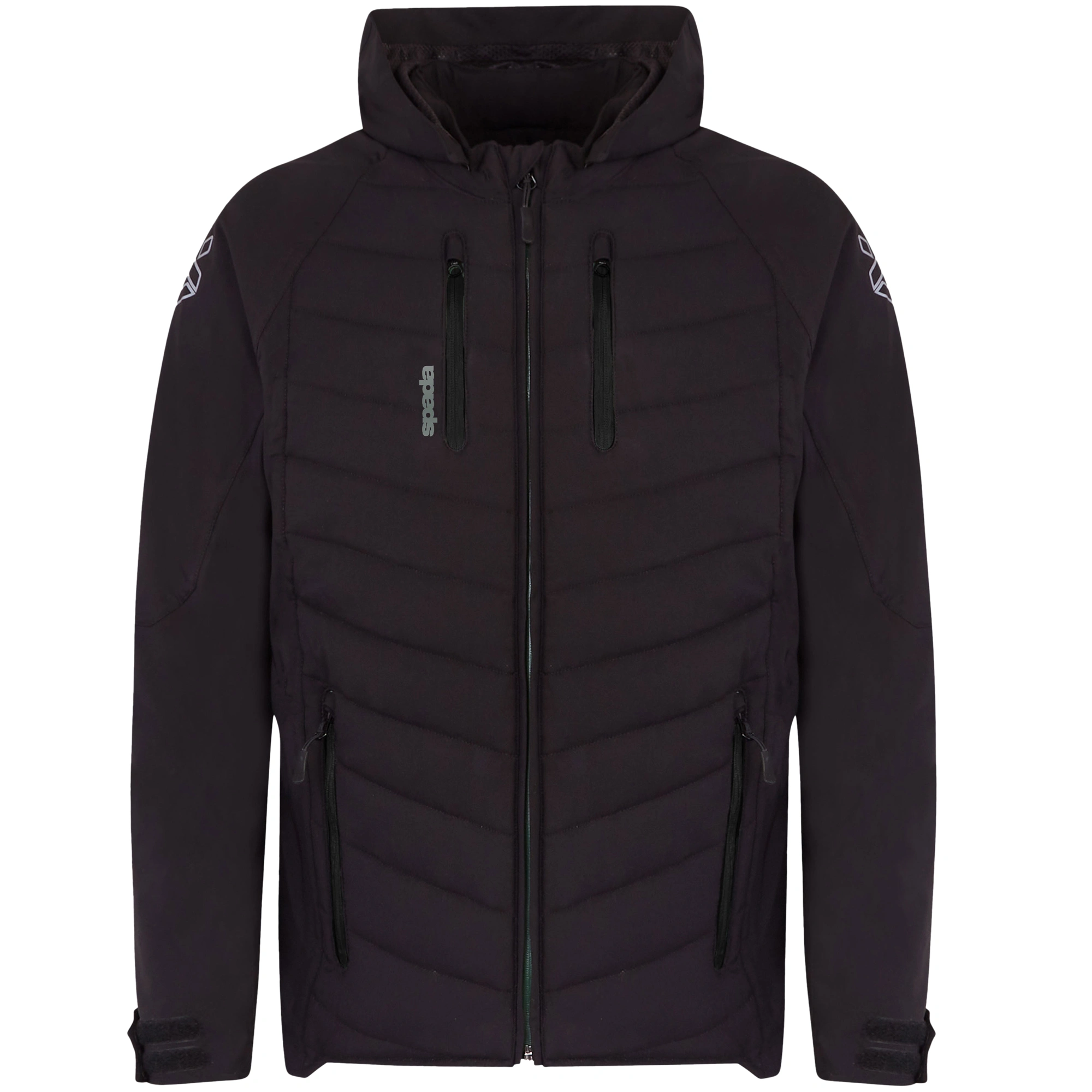 Spada Spada Tino Quilted CE Textile Jacket - Black