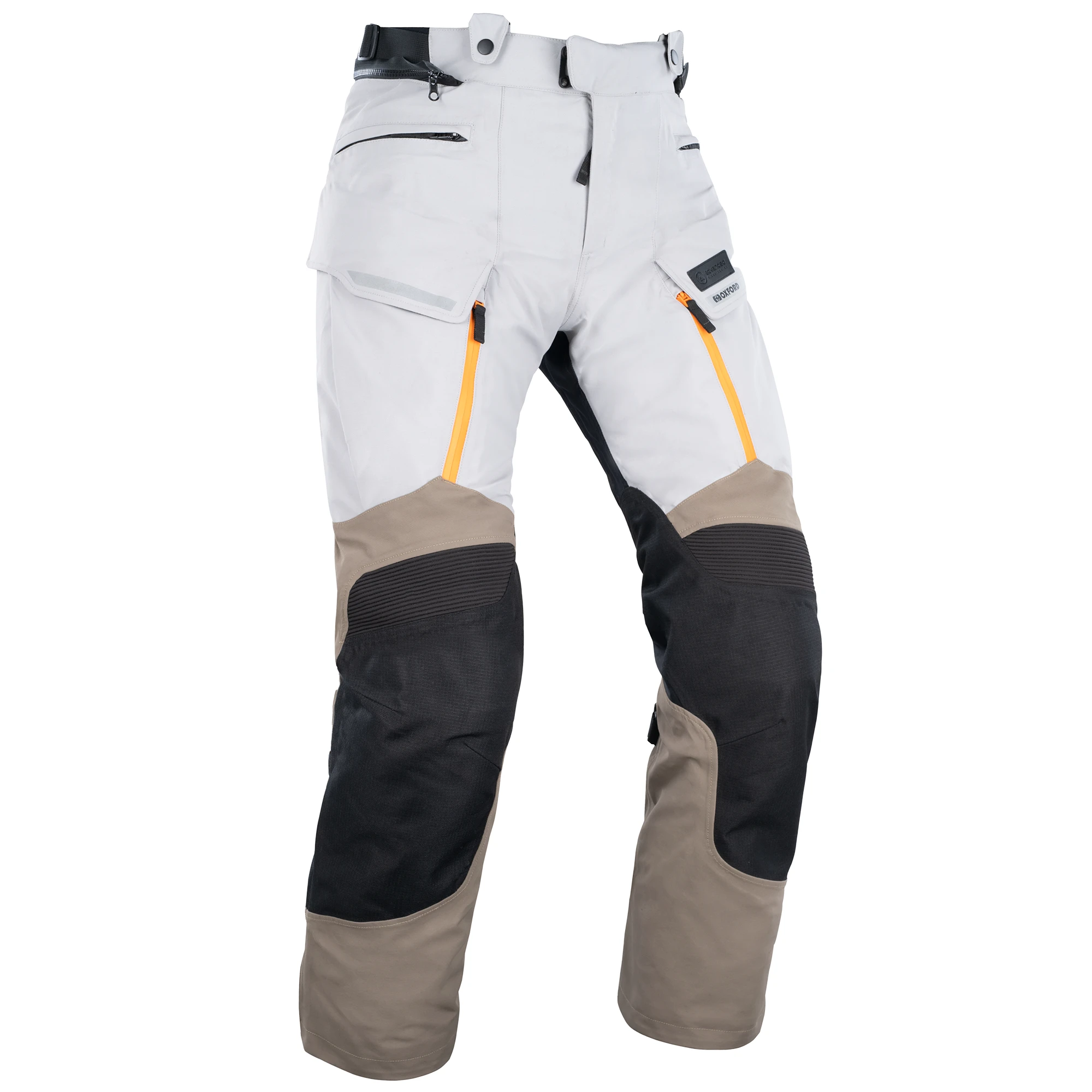 Oxford Clothing Oxford Stormland D2D Textile Trousers - Desert / Black / Orange