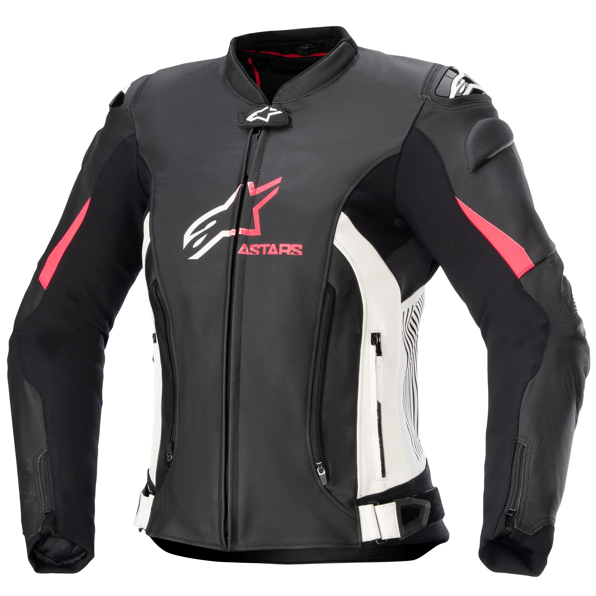 Alpinestars Alpinestars Stella GP Plus V4 Leather Jacket - Black / White / Diva Pink