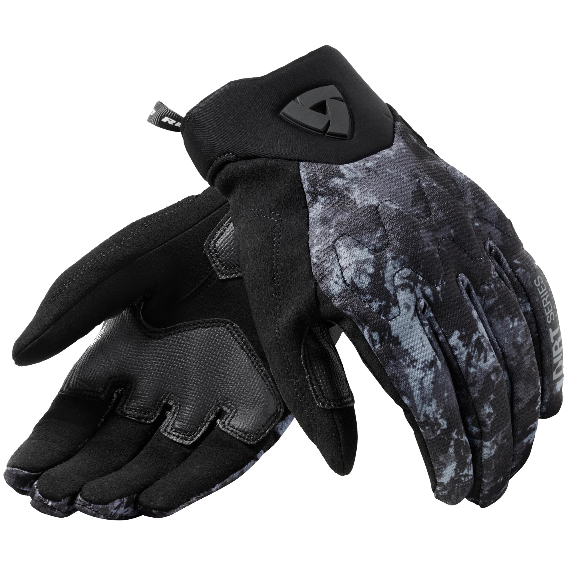 Rev'it Rev'it Continent WB Textile Gloves - Black / Grey