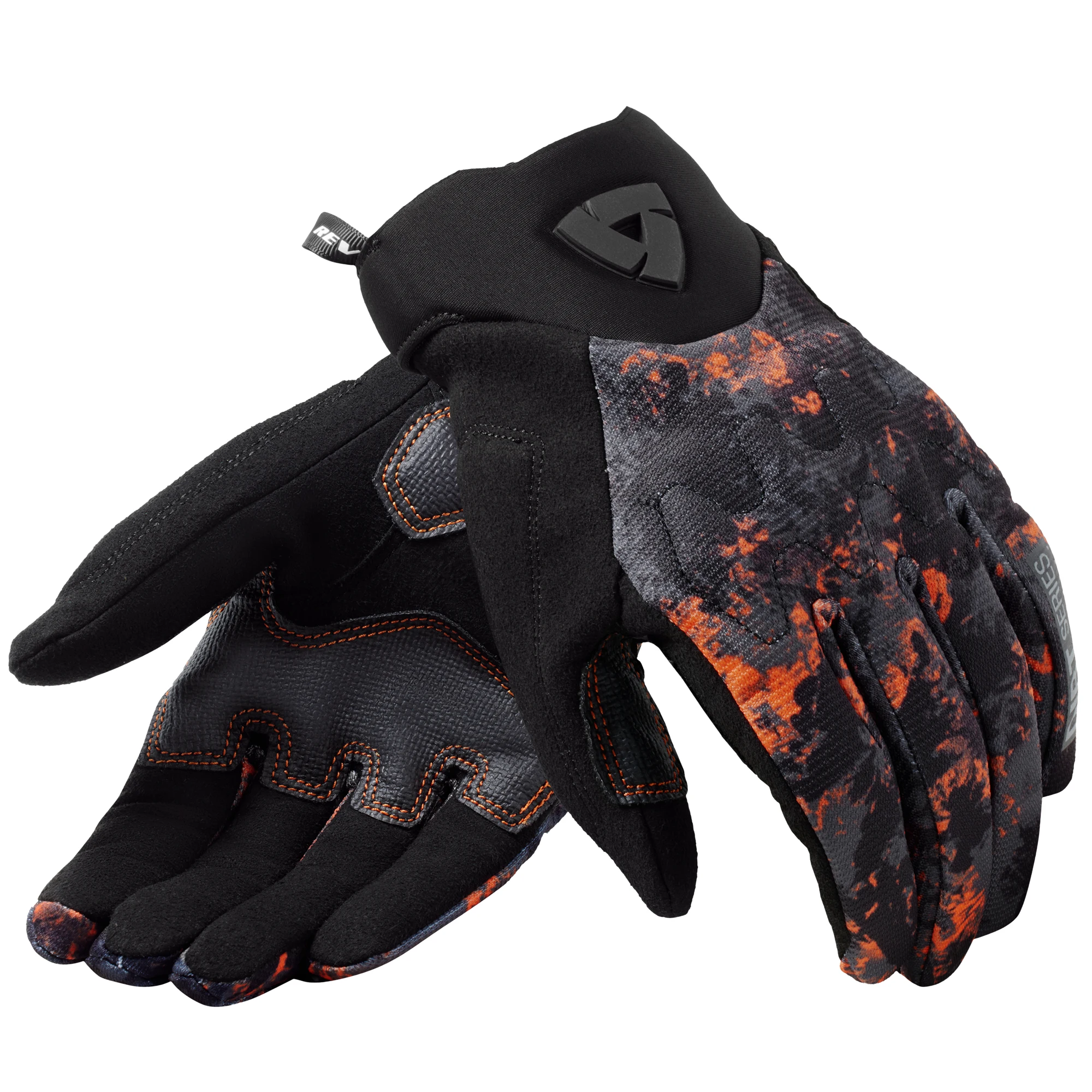 Rev'it Rev'it Continent WB Textile Gloves - Black / Orange
