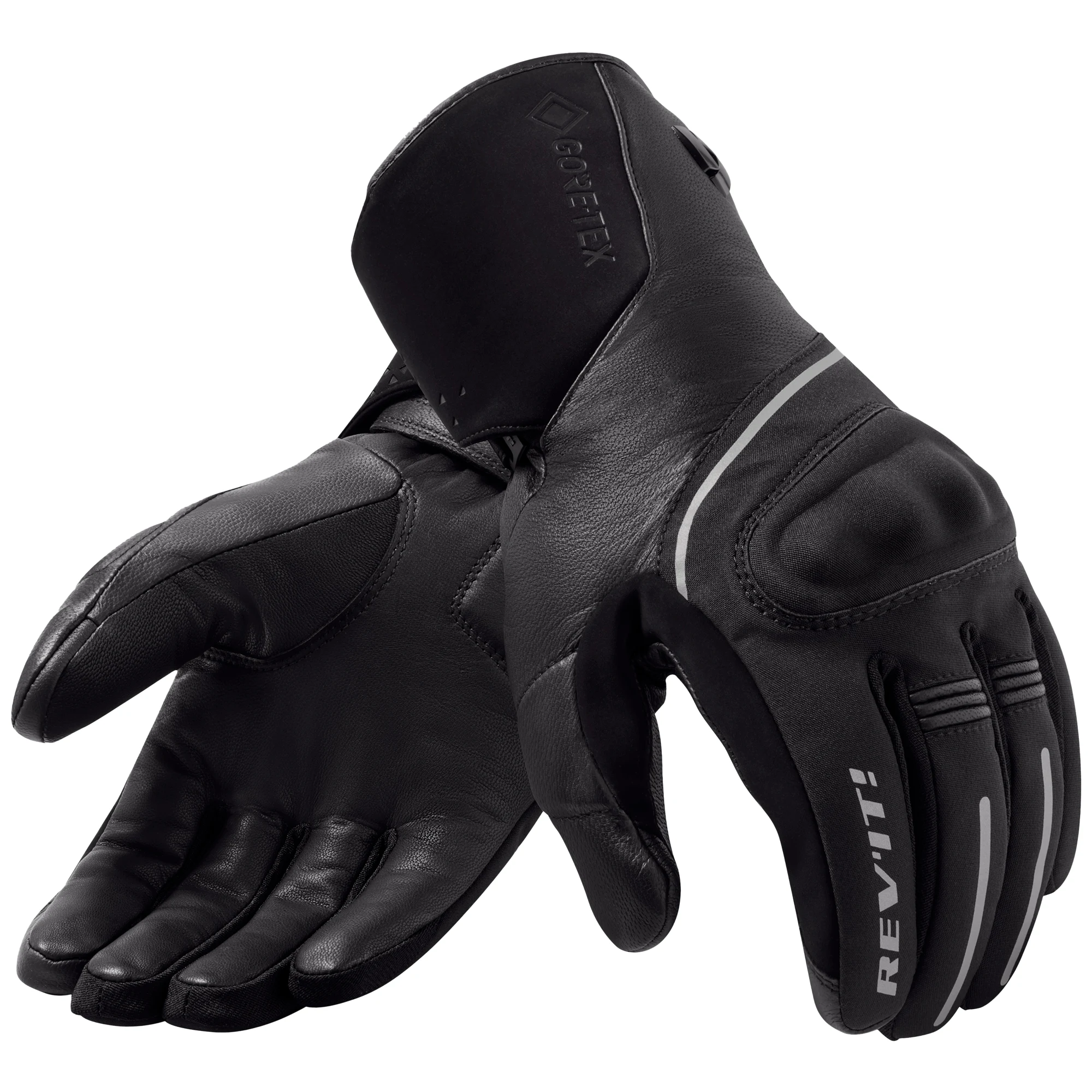 Rev'it Rev'it Stratos 3 Gore-Tex Leather Gloves - Black