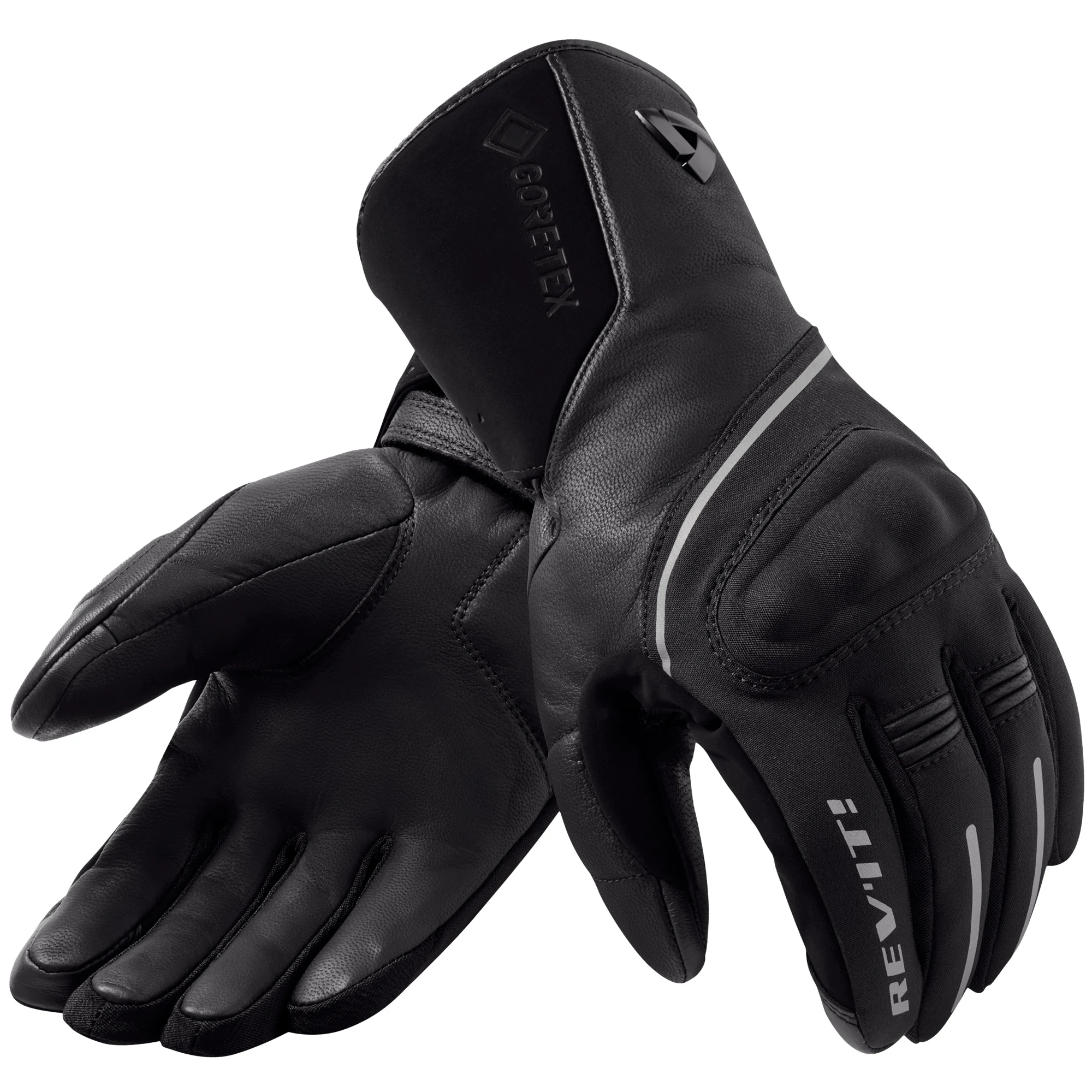Rev'it Rev'it Ladies Stratos 3 Gore-Tex Leather Gloves - Black