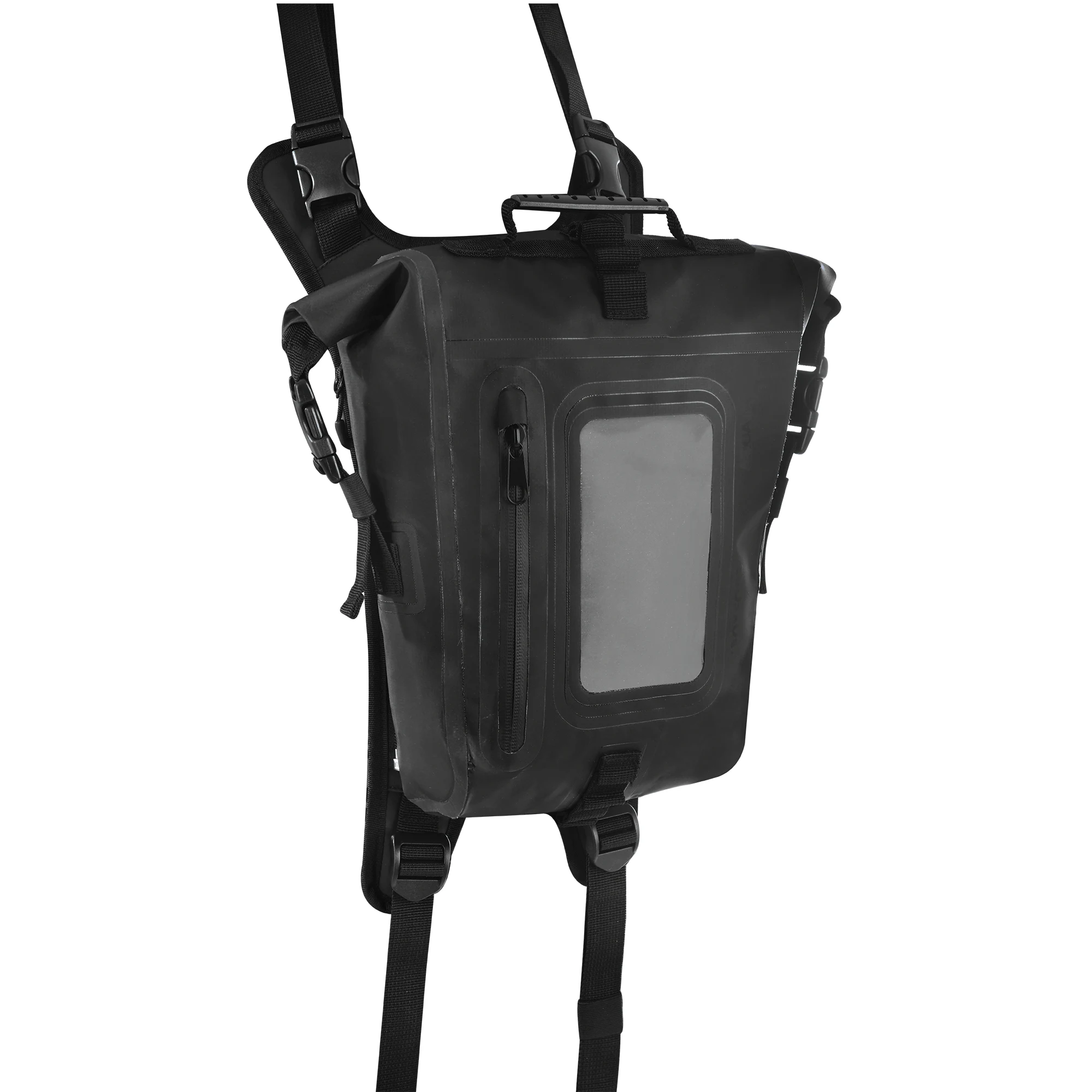 Oxford Oxford Aqua S8 Strap On Tank Bag With Harness - Black