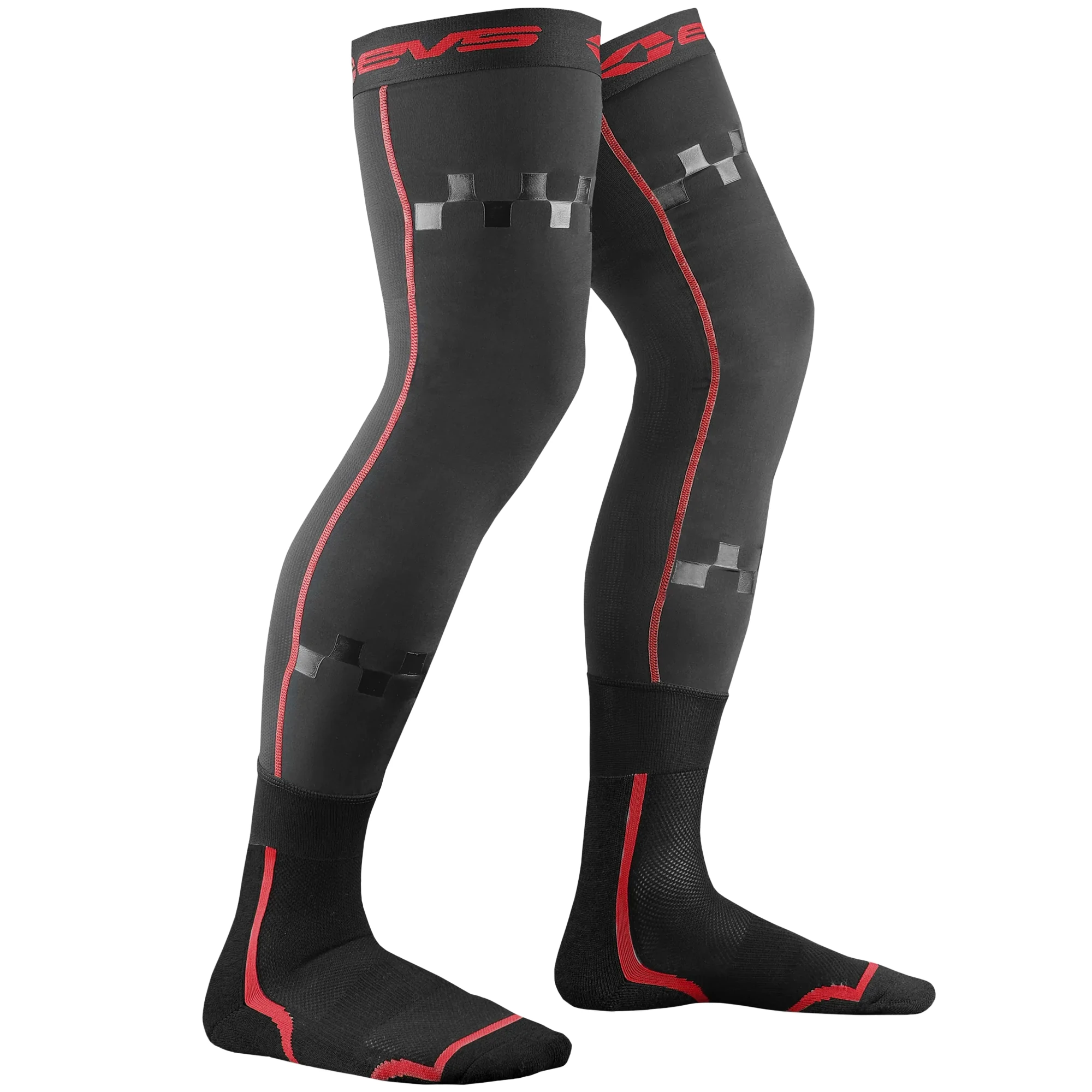 EVS Sports EVS Fusion Knee Brace Liner / Sock Combo Adult - Black / Red