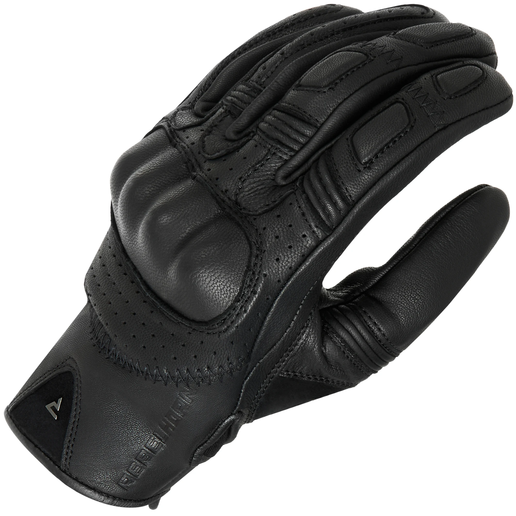 Rebelhorn Rebelhorn Thug II Perforated Leather Gloves - Black