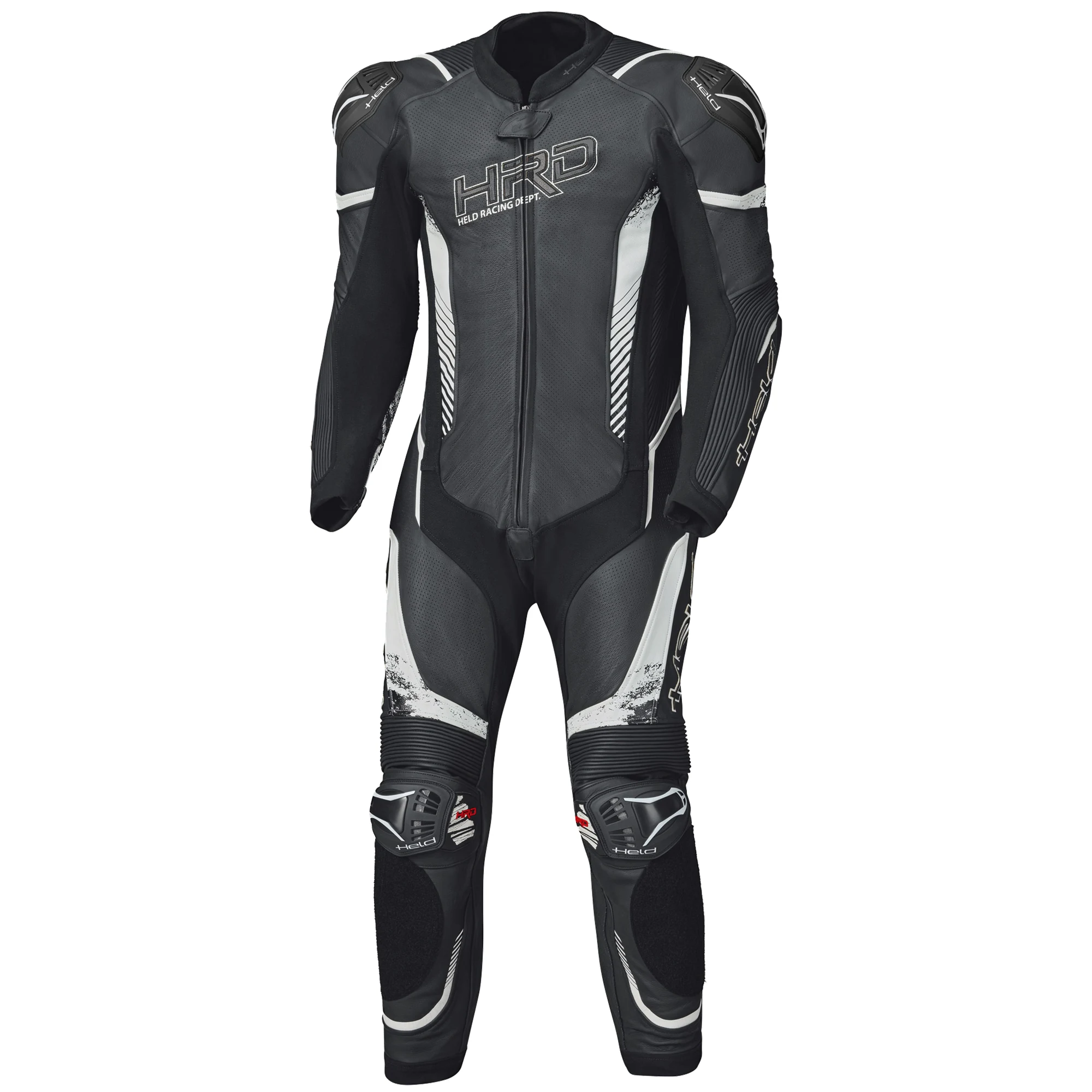 Held Held Brands Hatch 1 Piece Leather Suit - Black / White