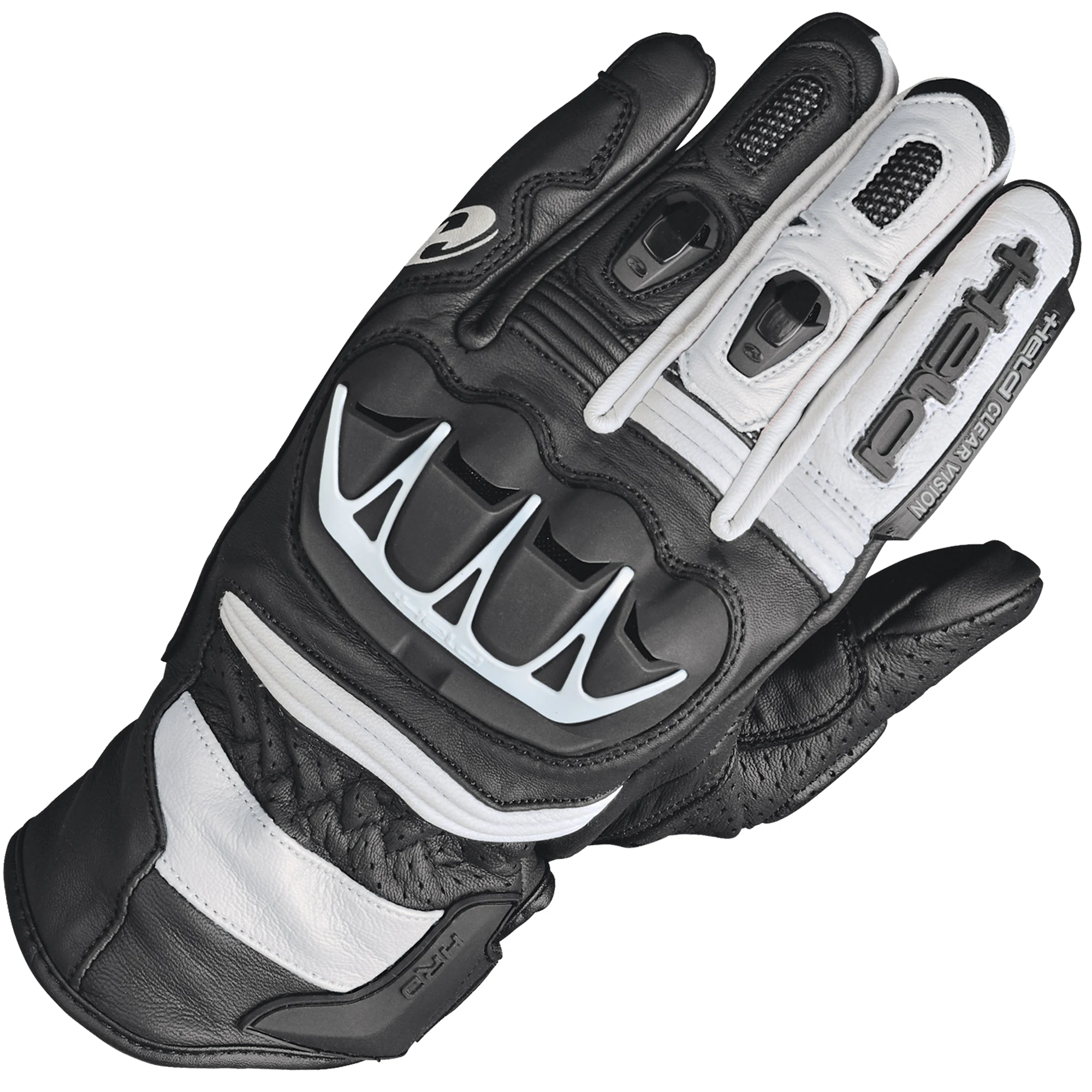Held Held Misawa Leather Gloves - Black / White