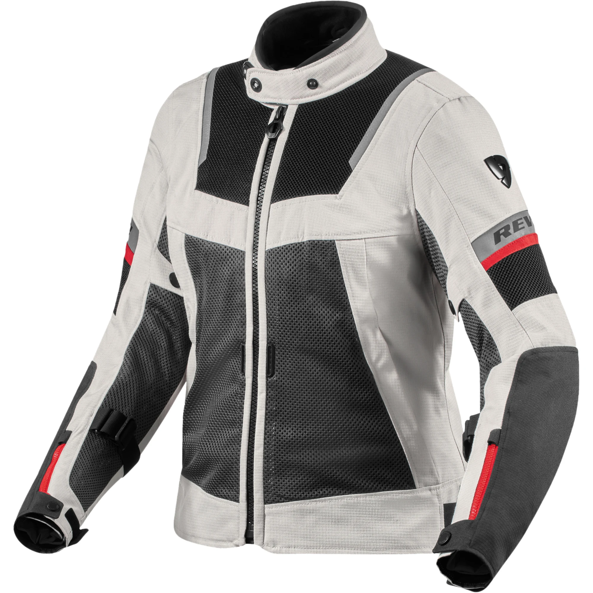 Rev'it Rev'it Ladies Tornado 4 H2O Textile Jacket - Silver / Black