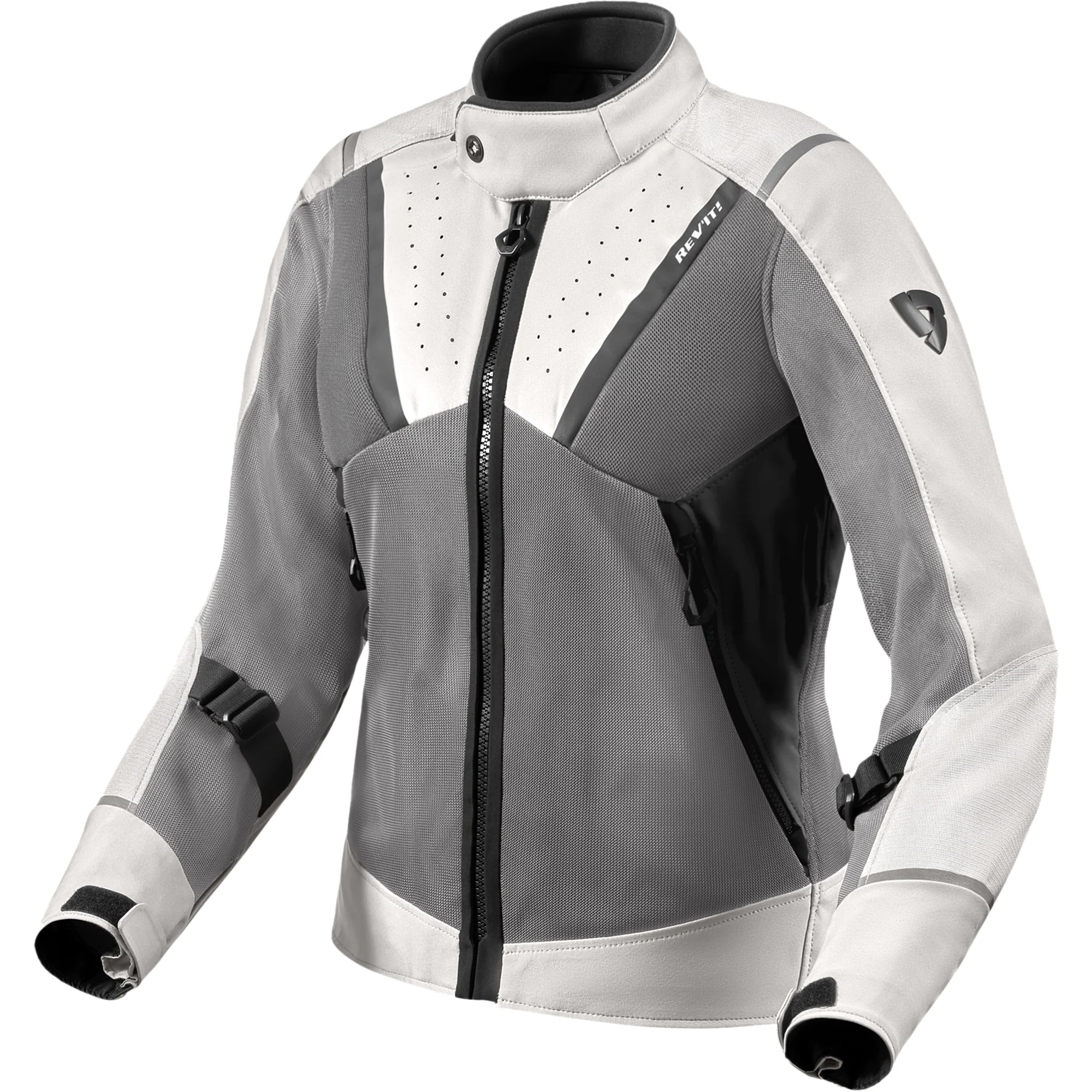 Rev'it Rev'it Ladies Airwave 4 Textile Jacket - Silver / Anthracite