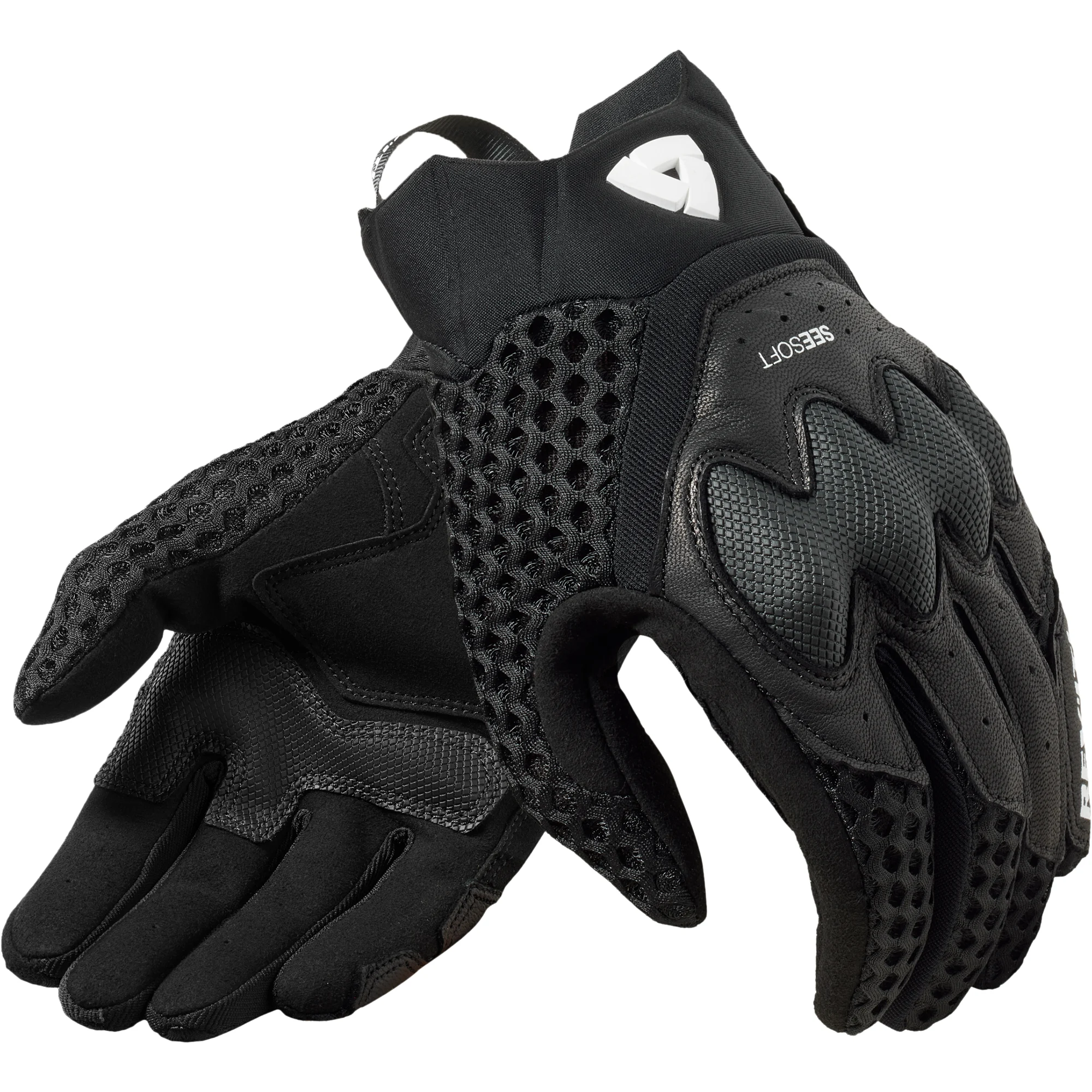 Rev'it Rev'it Veloz Leather Gloves - Black