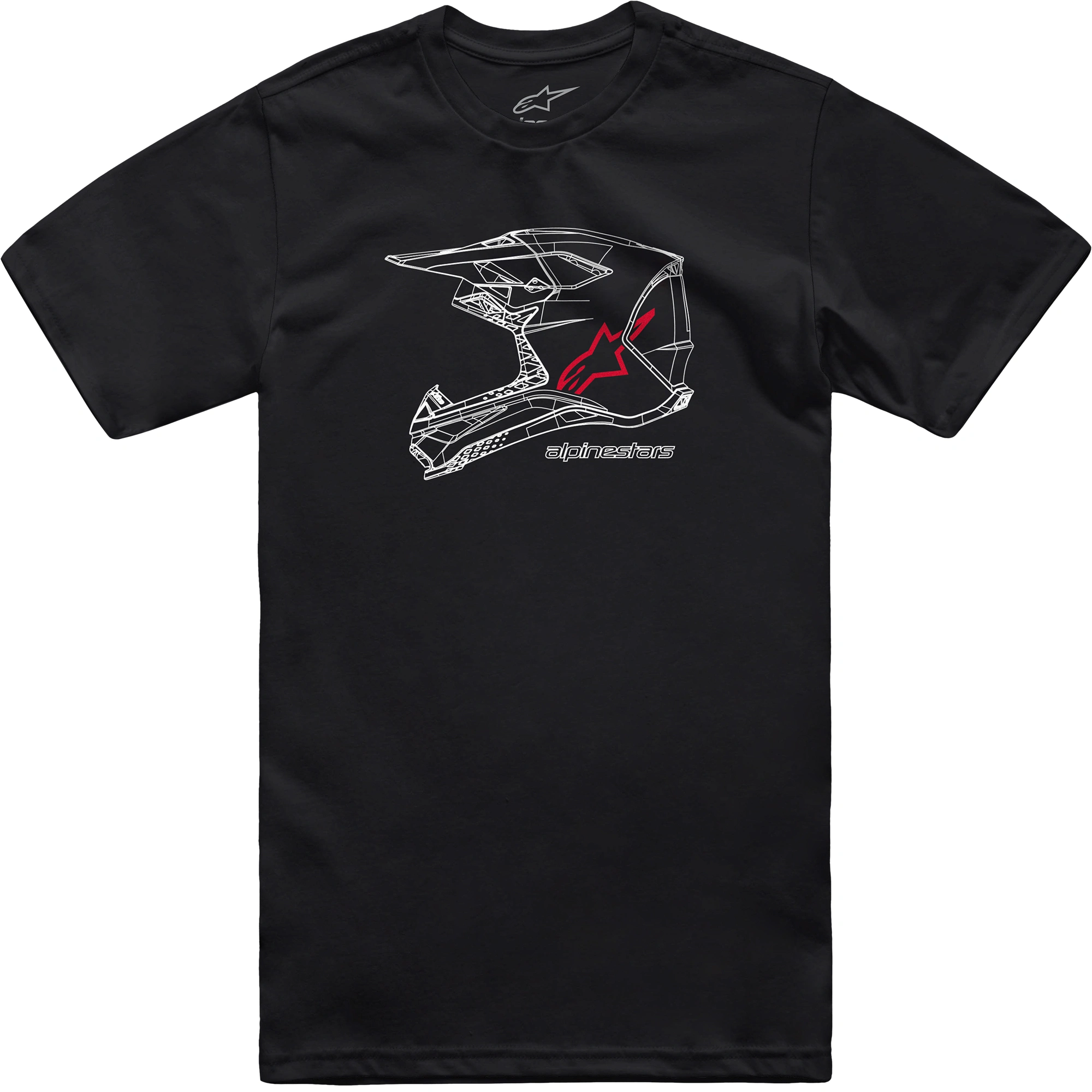 Alpinestars Alpinestars MX Helmet CSF T-Shirt - Black