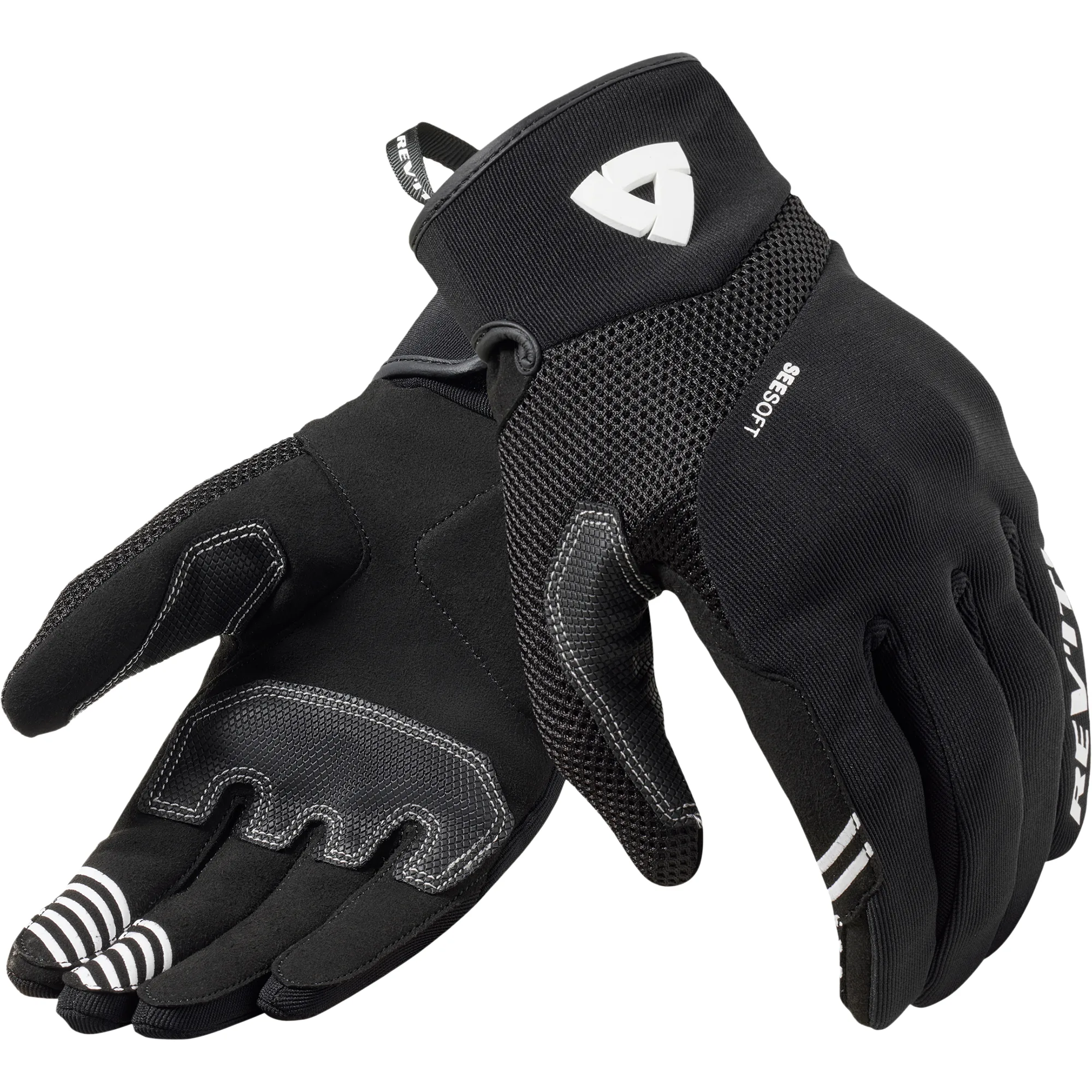 Rev'it Rev'it Ladies Endo Textile Gloves - Black / White