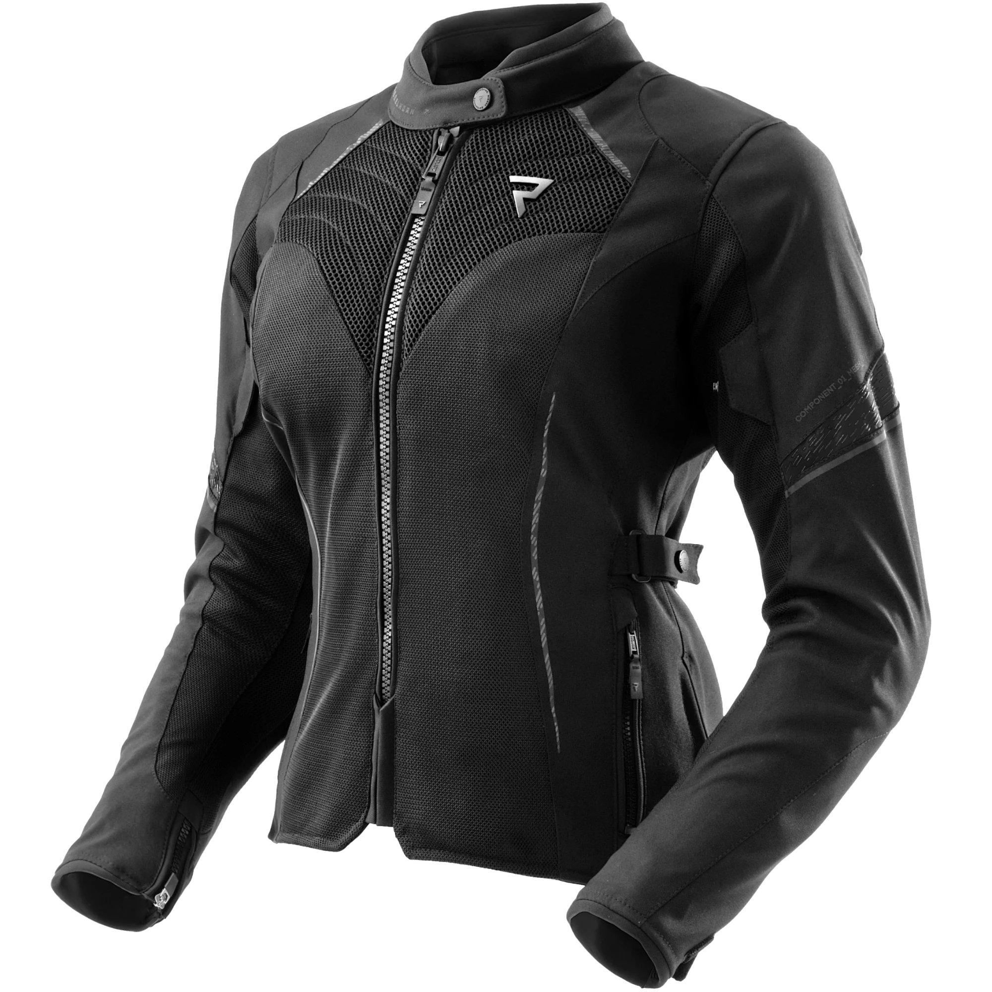 Rebelhorn Rebelhorn Ladies Jax Textile Jacket - Black