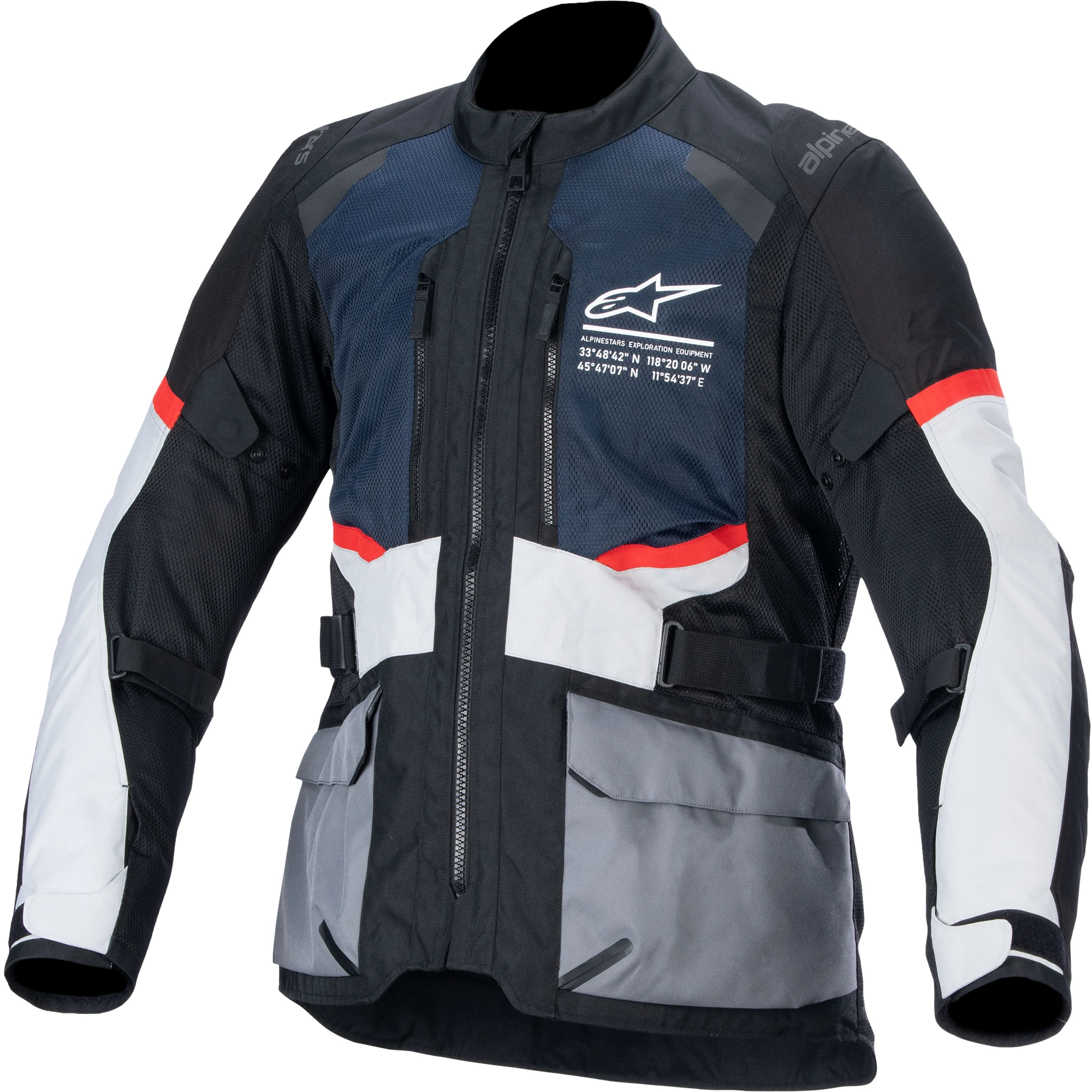 Alpinestars Alpinestars Andes Air Drystar Textile Jacket - Deep Blue / Black / Ice Grey