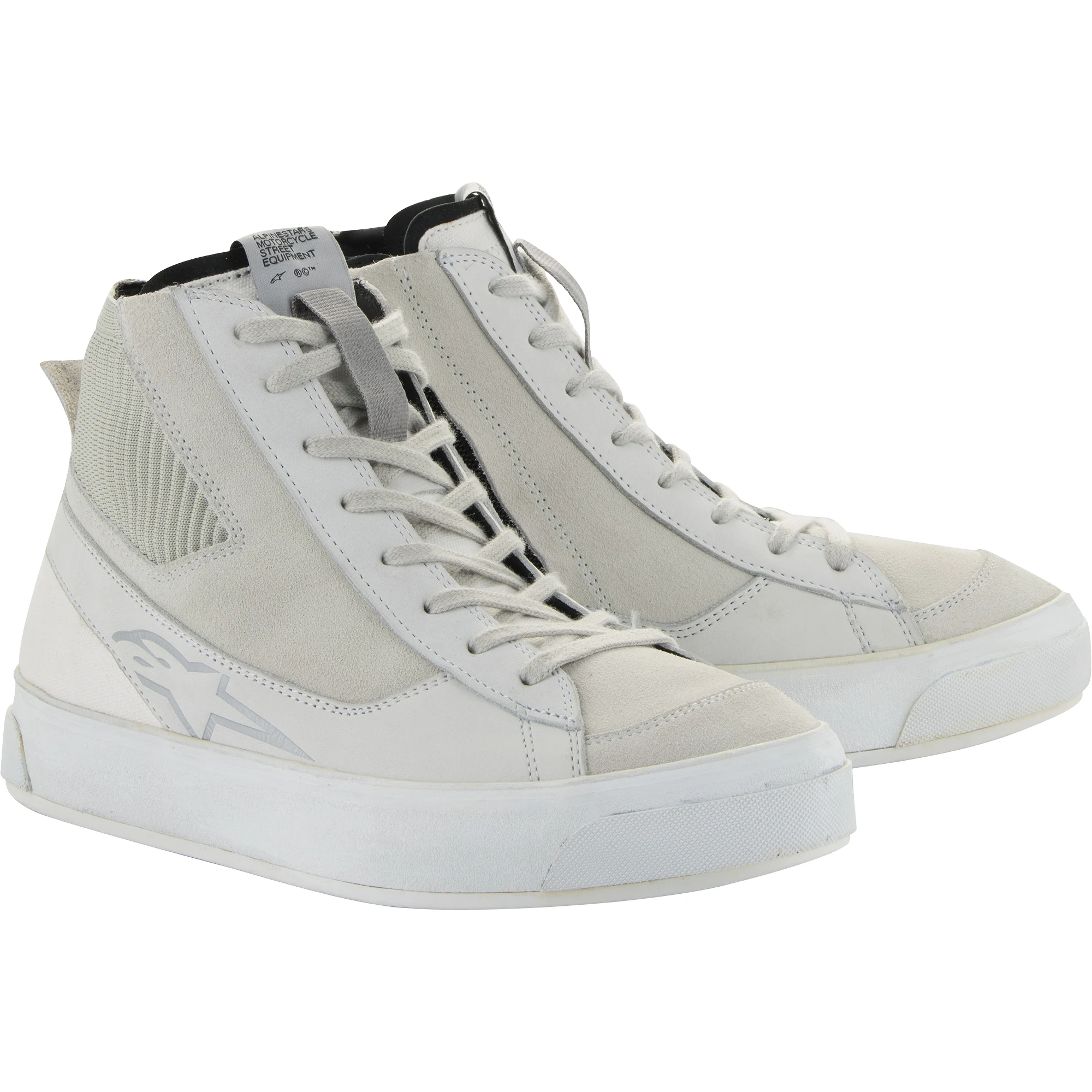 Alpinestars Alpinestars Stella Stated Podium Riding Shoes - White / Cool Grey