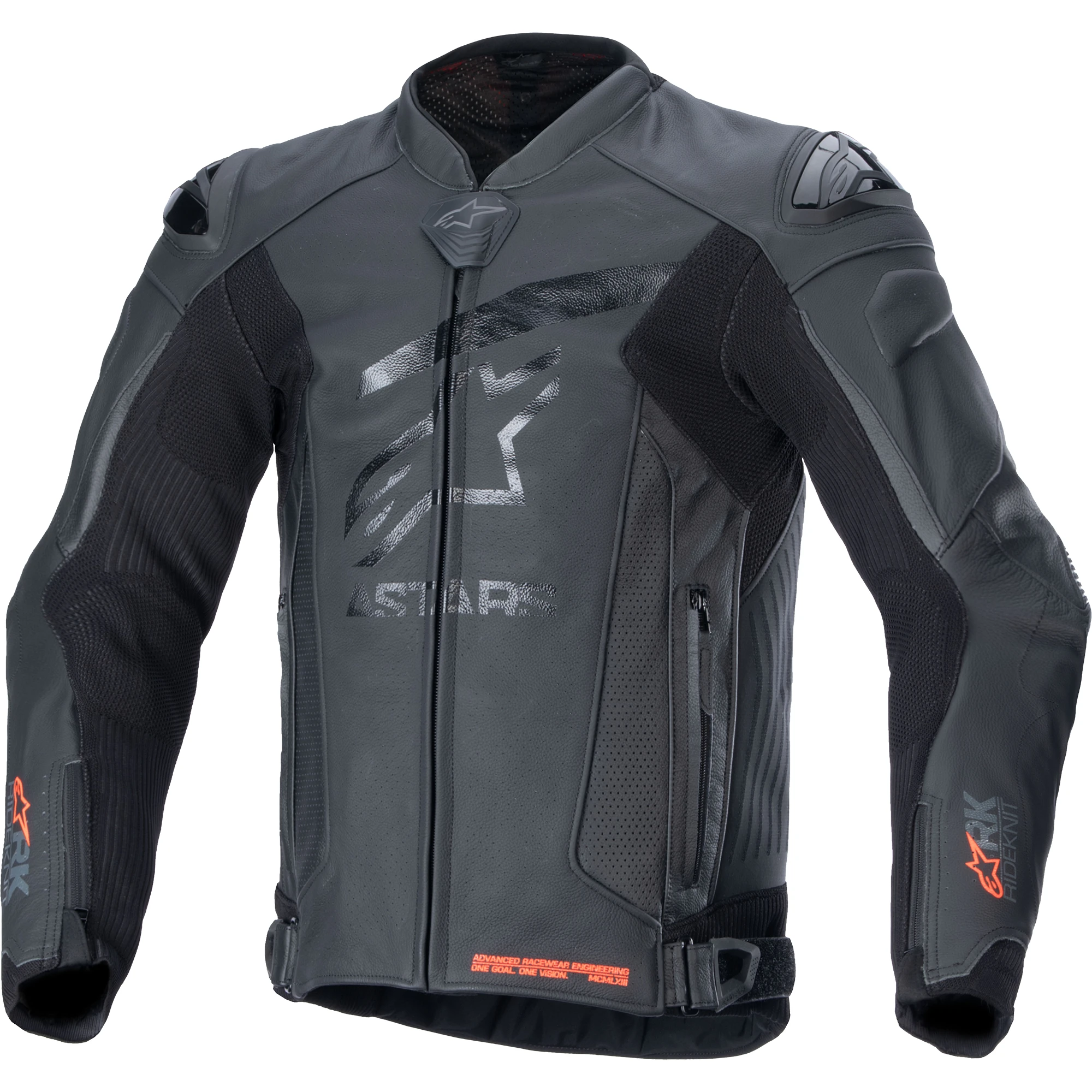 Alpinestars Alpinestars GP Plus R V4 Rideknit Leather Jacket - Black / Black