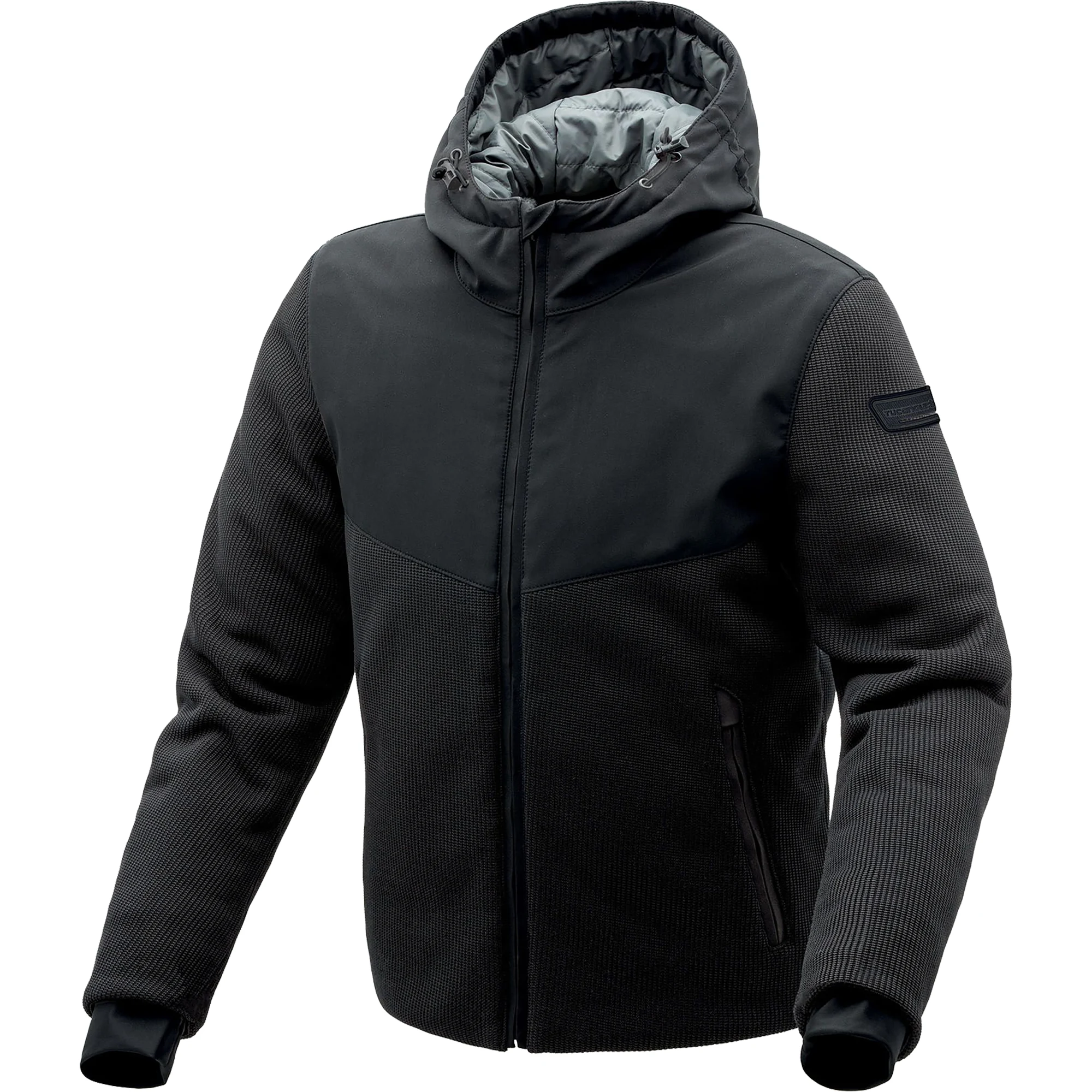 Tucano Urbano Tucano Urbano Bormio Knit Hydroscud Textile Jacket - Black
