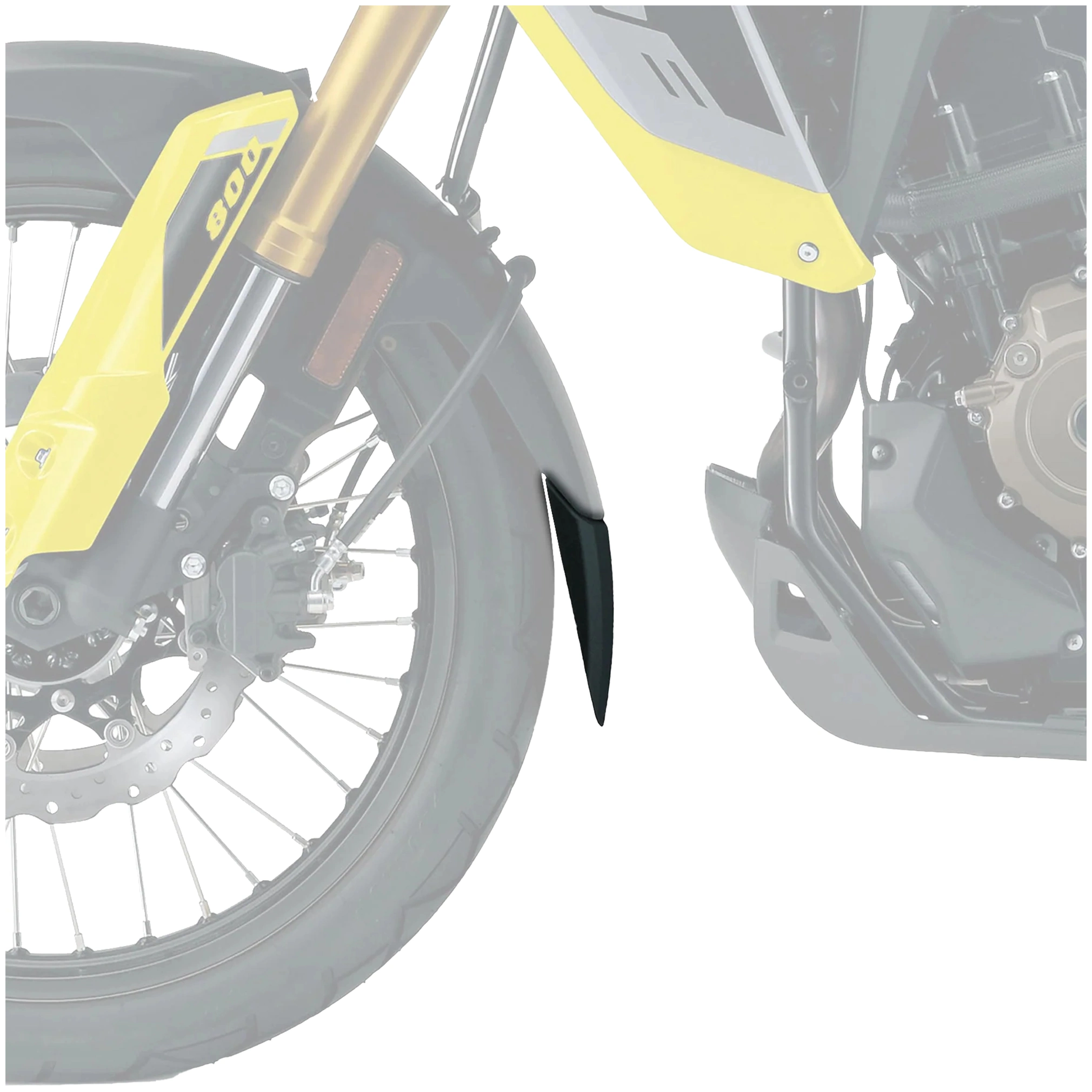 Pyramid Pyramid Extenda Fenda Matt Black - Suzuki V-Strom 800DE (23)
