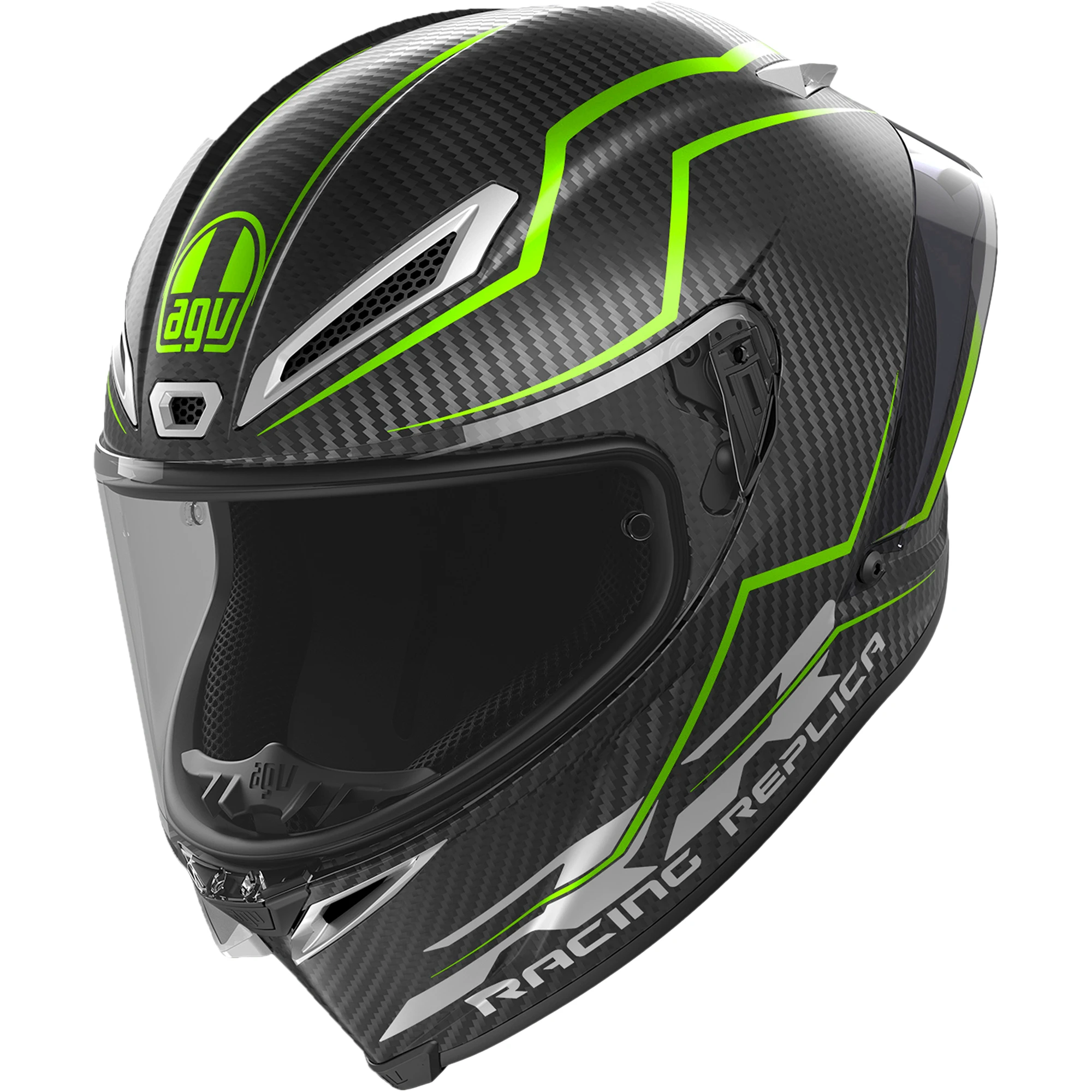 AGV AGV Pista GP-RR ECE 22.06 - Performante Carbon / Green Fluo