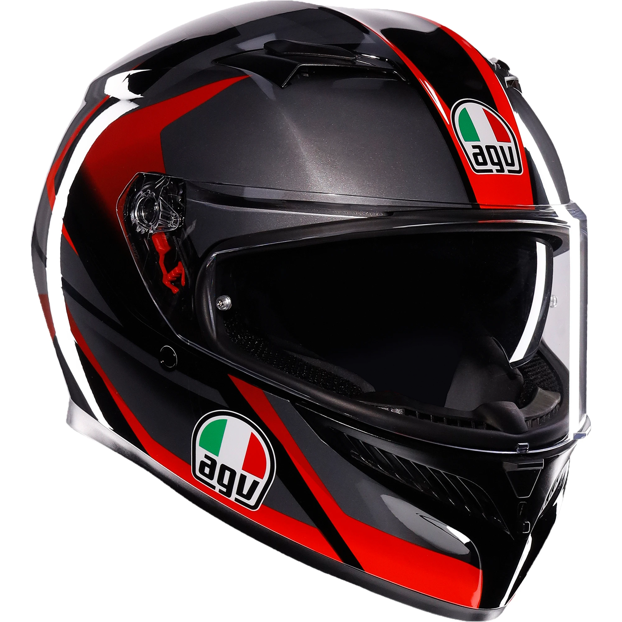 AGV AGV K3 - Striga Matt Black / Grey / Red
