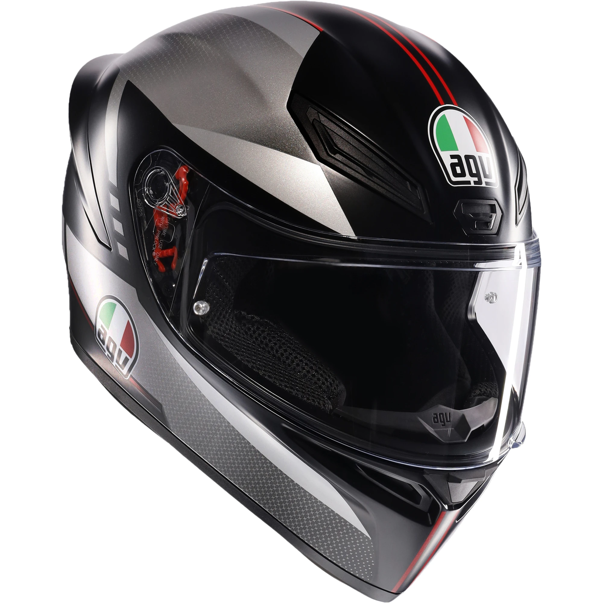 AGV AGV K1 S - Lap Matt Black / Grey / Red