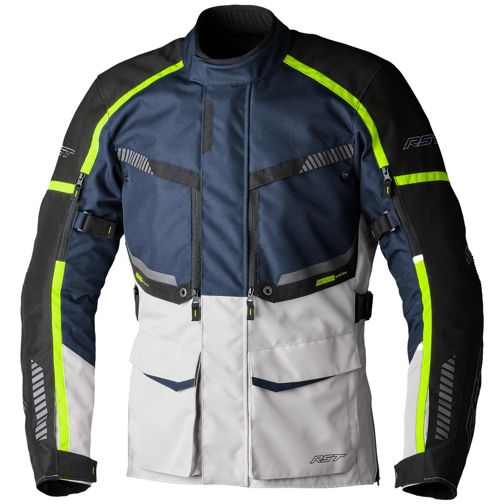 RST RST Maverick Evo CE Textile Jacket - Navy / Silver