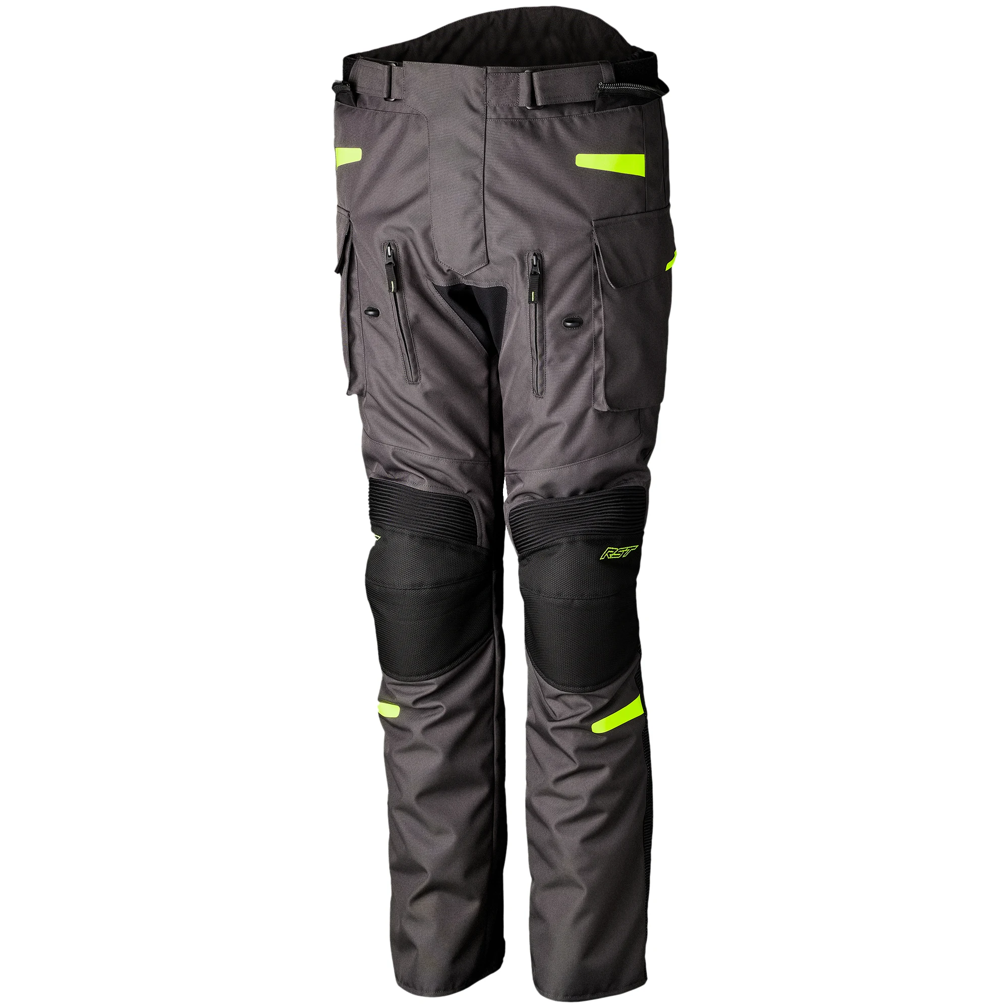 RST RST Endurance CE Textile Trousers - Graphite / Flo Yellow