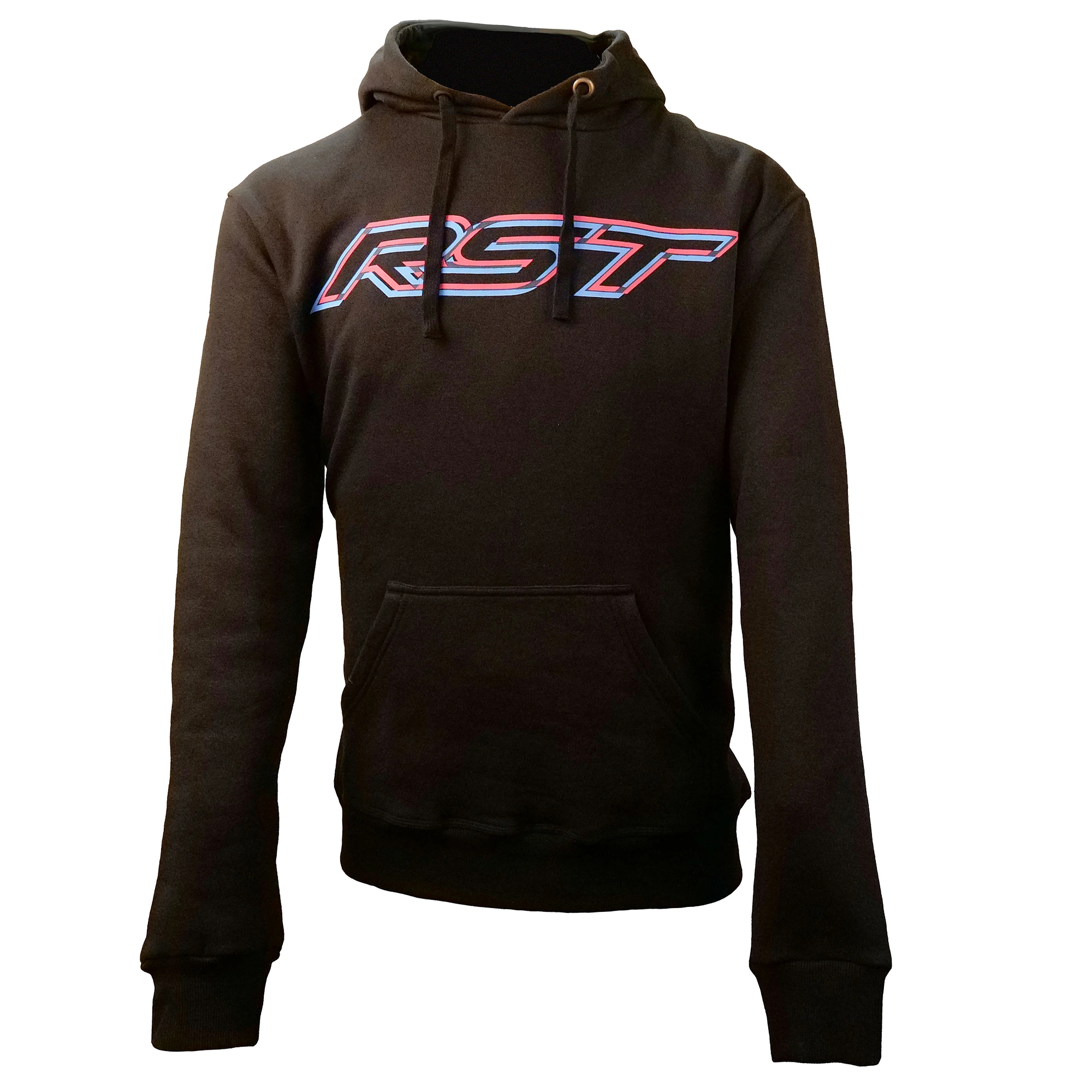 RST RST 3-D Mens Hoodie - Black / Pink / Blue