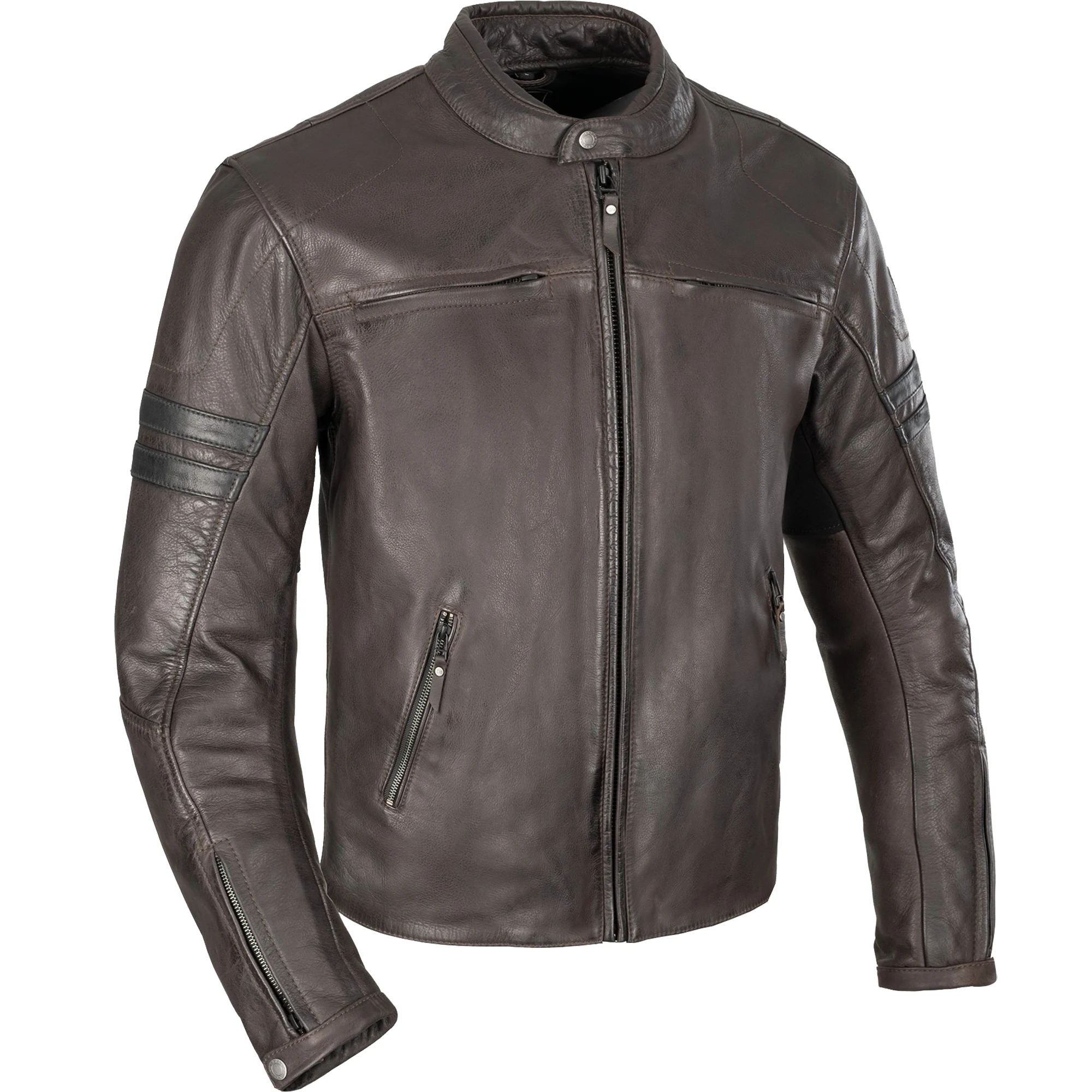 Oxford Clothing Oxford Holton Leather Jacket - Brown