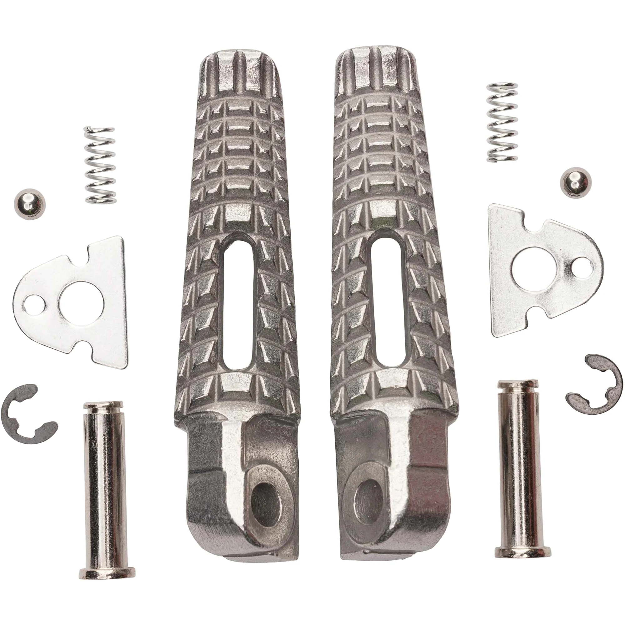 Bike It Bike It OEM Rear Silver Footpegs - Suzuki GSX-R1000/750/600 / GSX1300BK B-King