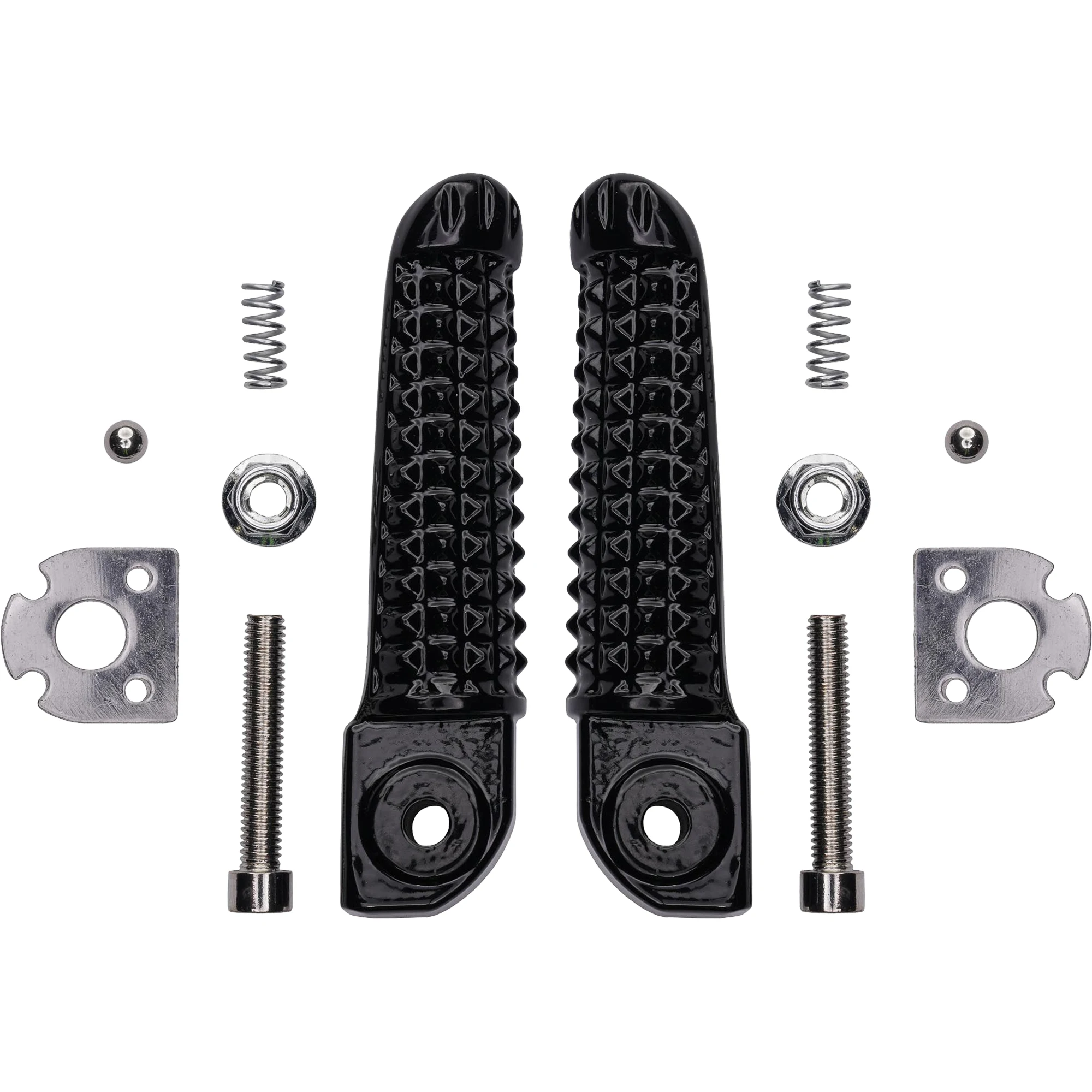 Bike It Bike It OEM Rear Black Footpegs - Yamaha YZF-R1 / YZF-R6