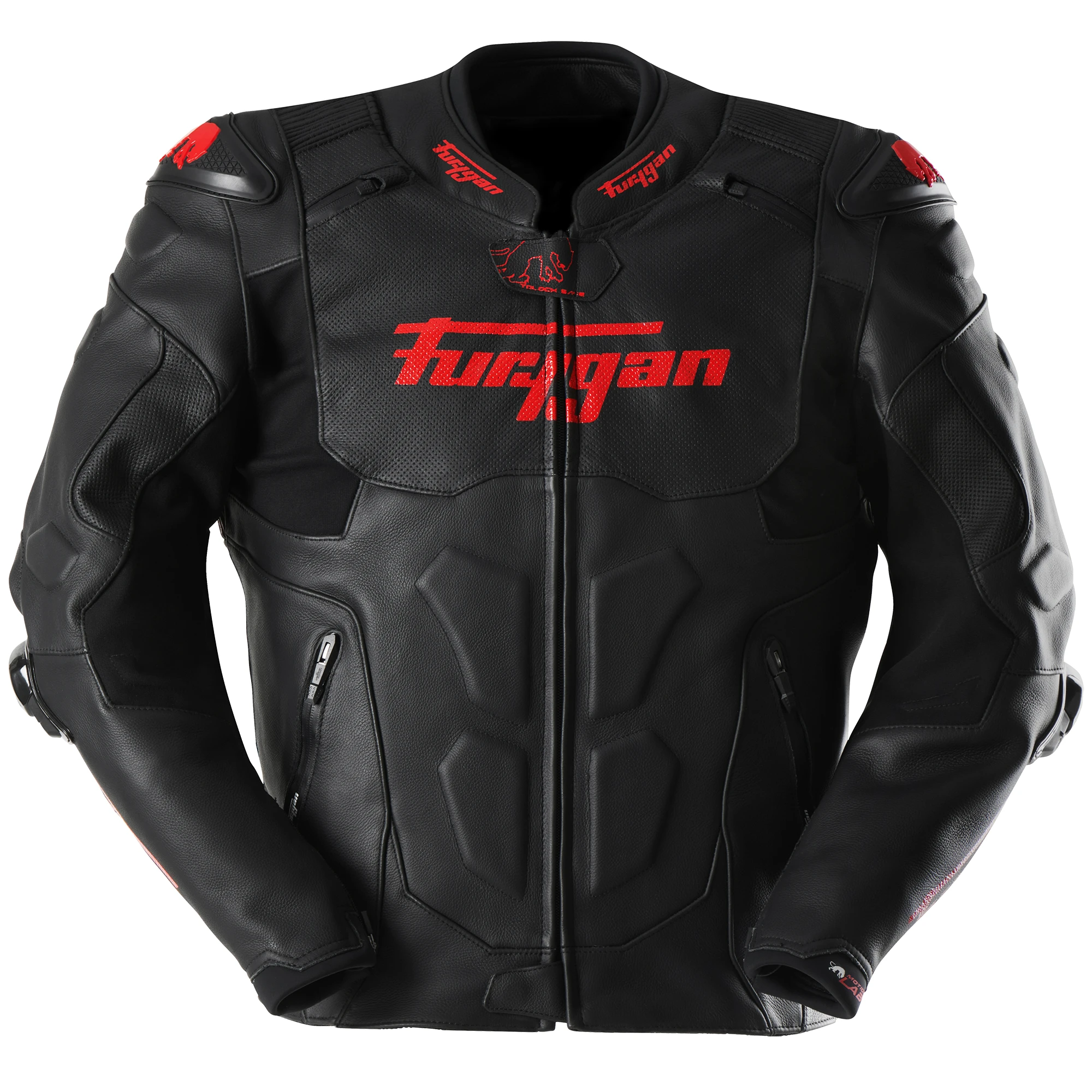 Furygan Furygan Raptor Evo 3 Leather Jacket - Black / Red