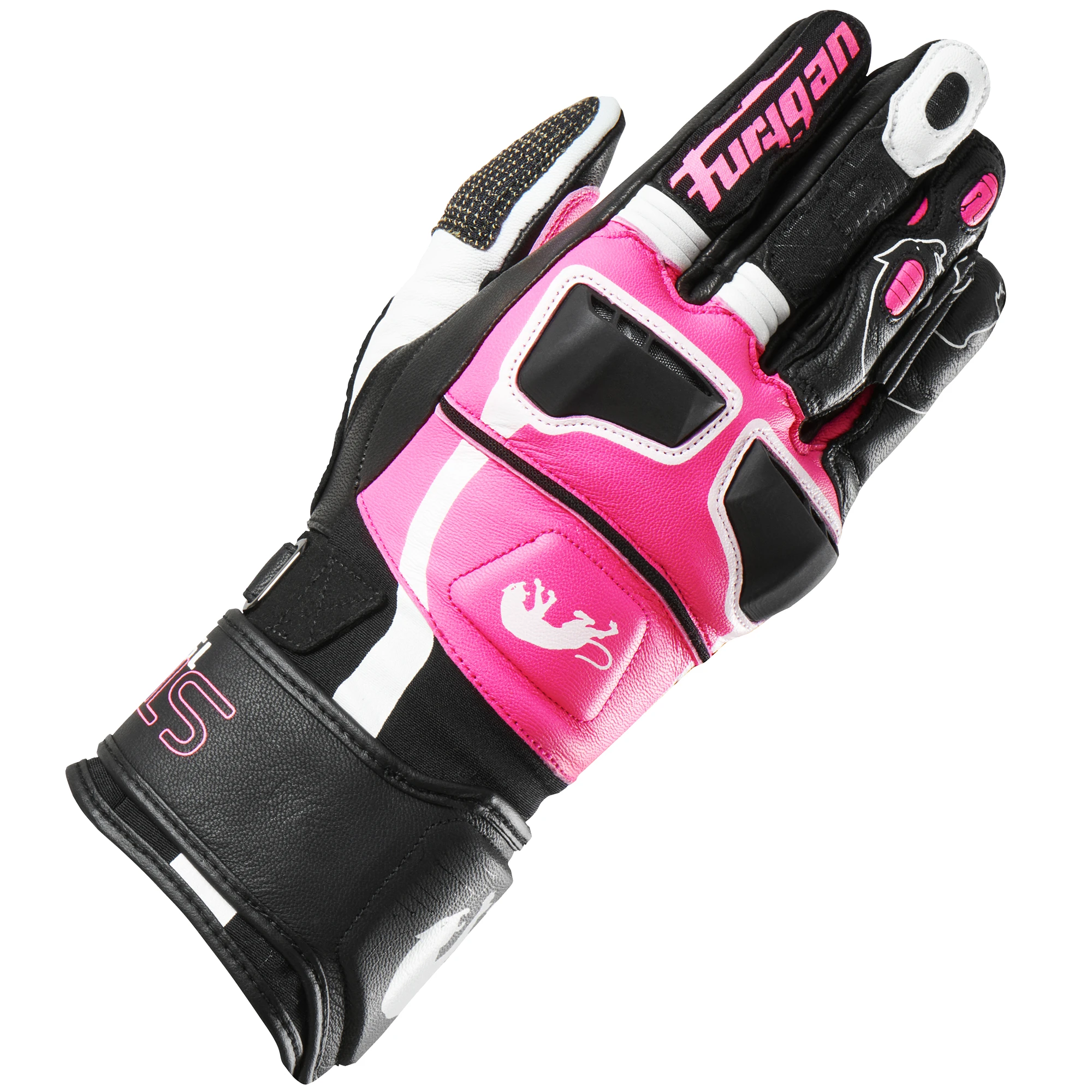 Furygan Furygan Ladies STYG15 Leather Gloves - Black / Pink