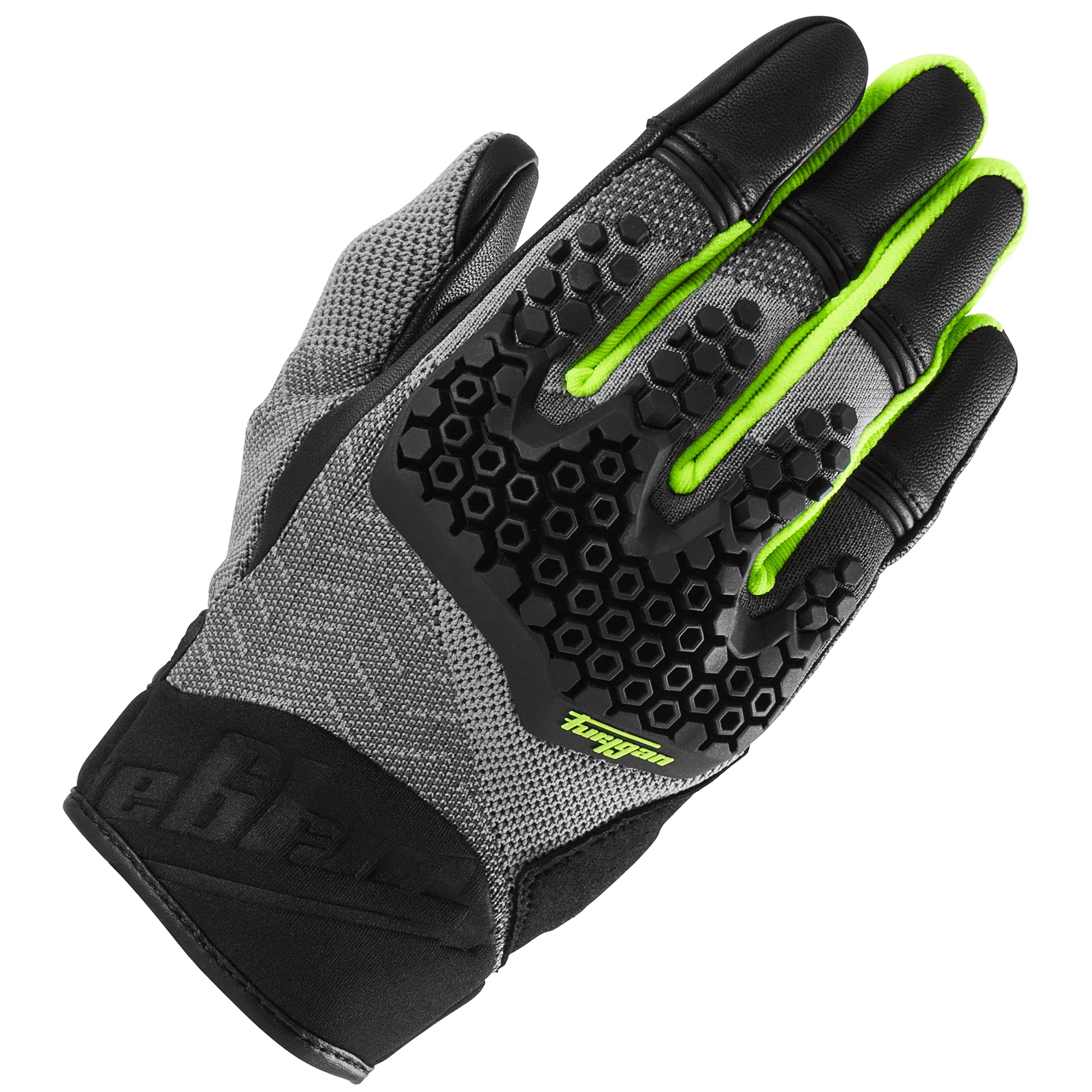 Furygan Furygan Jack Textile Gloves - Black / Grey / Yellow