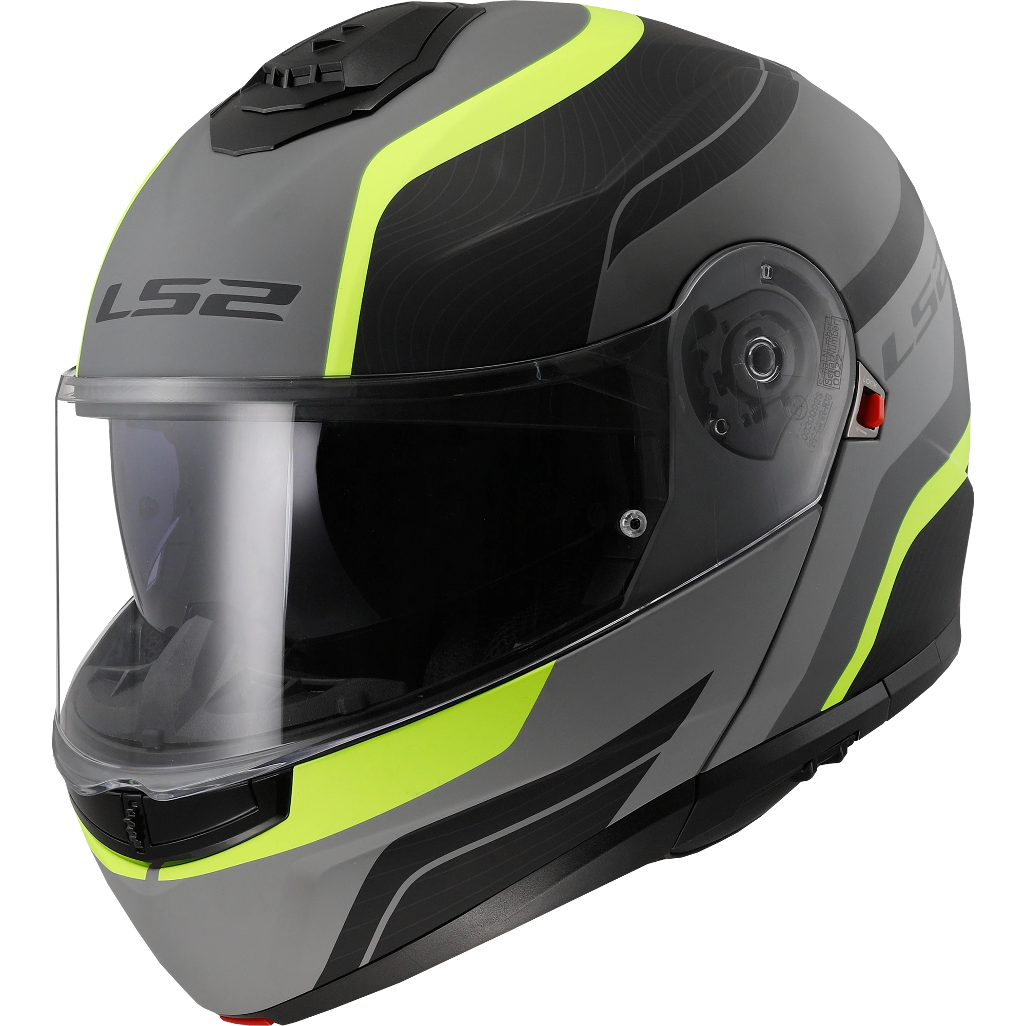 LS2 LS2 Strobe II - Monza Matt Black / Hi-Vis Yellow