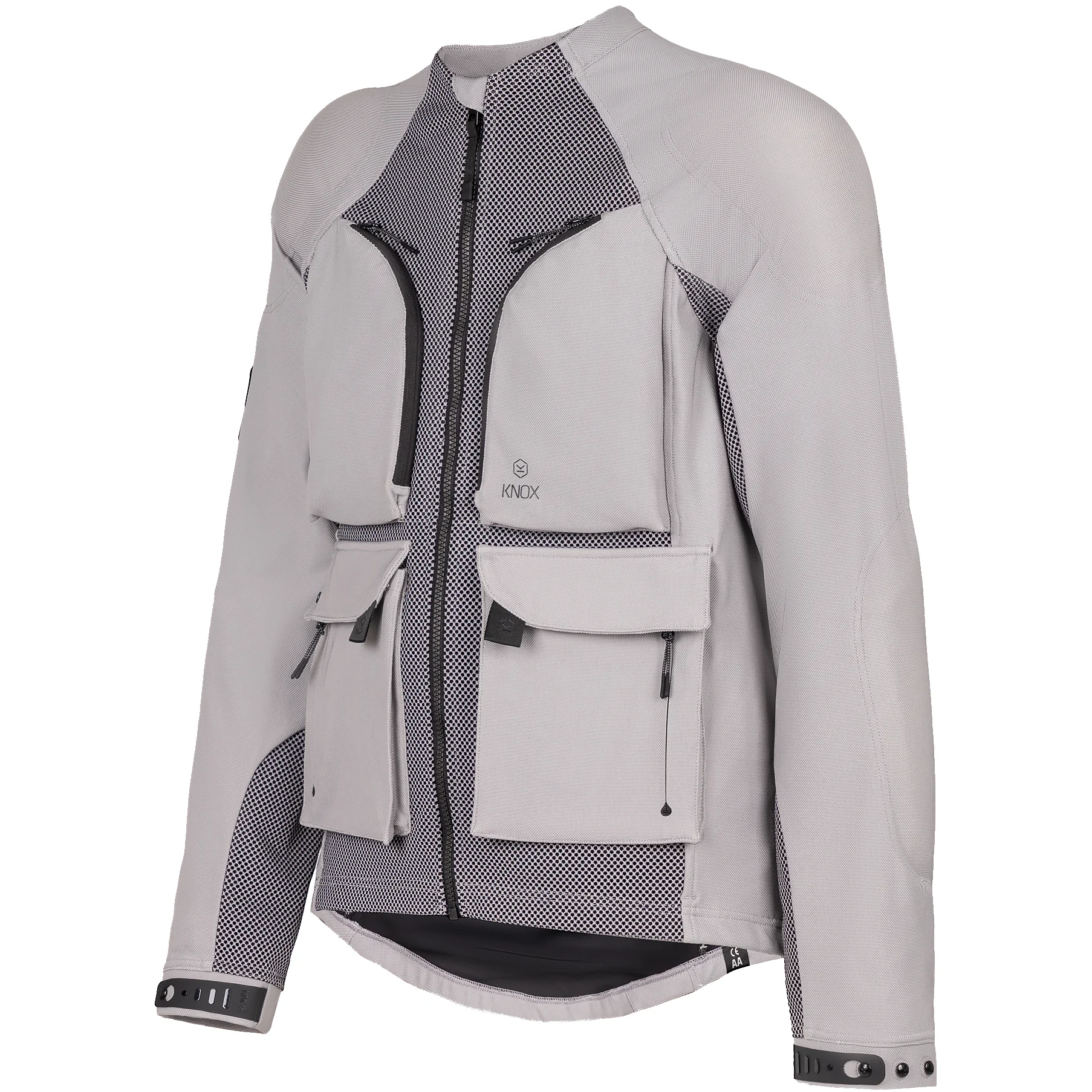 Knox Knox Tor Duo Armoured Shirt - Light Grey