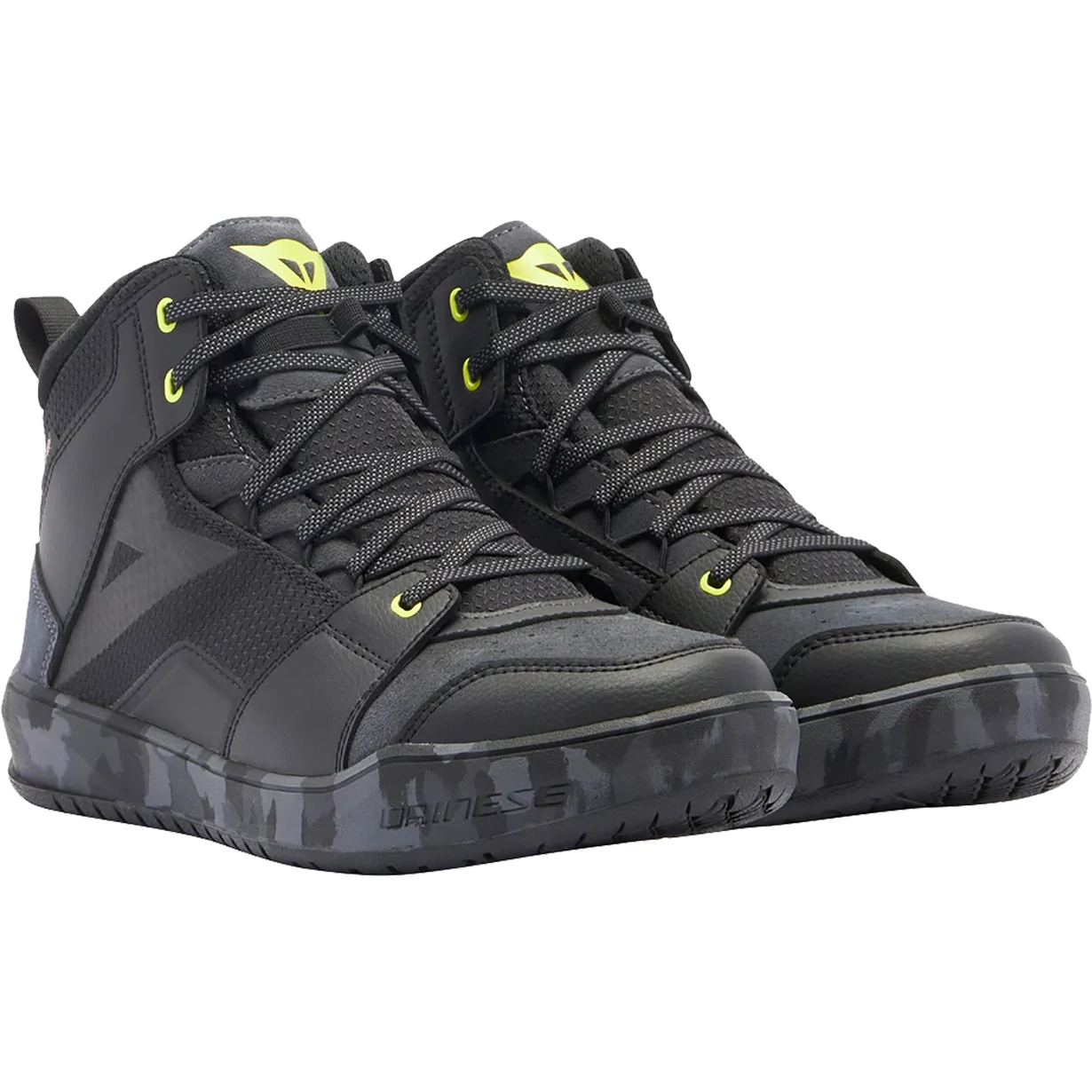 Dainese Dainese Suburb D-WP Boots - Black / Camo / Acid Yellow