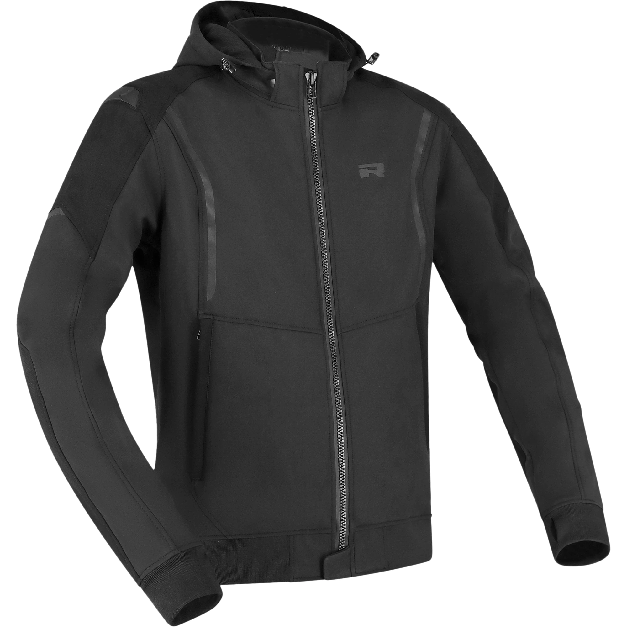 Richa Richa Atomic 2 Waterproof Textile Hoodie - Black / Dark Grey