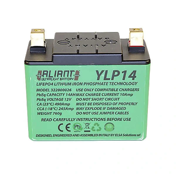 Aliant Aliant Lithium Motorcycle Battery - YLP14