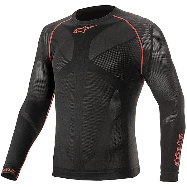 Alpinestars Alpinestars Ride Tech V2 Long Sleeve Summer Top - Black / Red