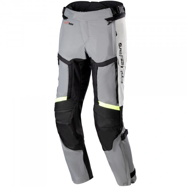 Alpinestars Alpinestars Bogota Pro Drystar 4 Seasons Textile Trousers - Ice Grey / Dark Grey / Yellow Fluo
