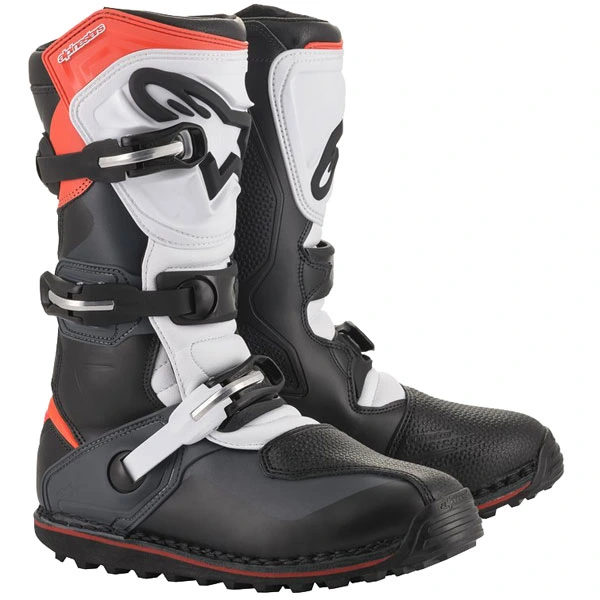 Alpinestars Alpinestars Tech T Boots - Black / Grey / Red Fluo