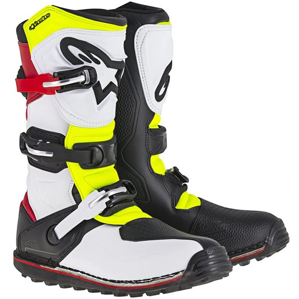 Alpinestars Alpinestars Tech T Boots - White / Red / Yellow Fluo / Black