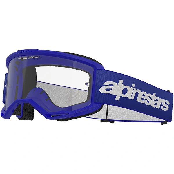 Alpinestars Alpinestars Vision 3 Wordmark Goggles - Blue / Clear Lens
