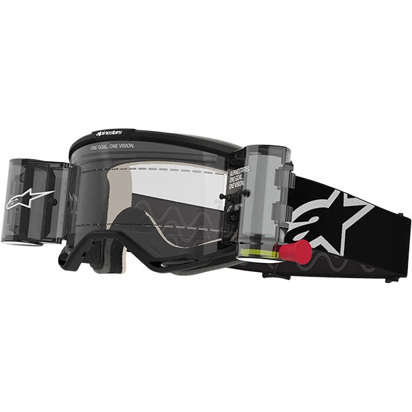 Alpinestars Alpinestars Vision 5 Corp Goggles - Black / Clear Roll-Off