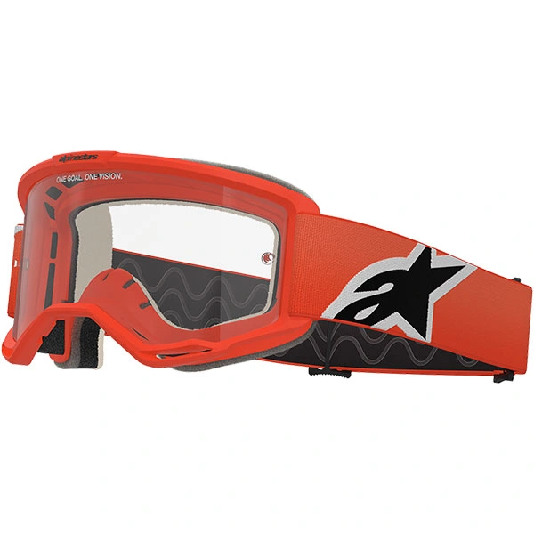 Alpinestars Alpinestars Vision 5 Corp Goggles - Orange / Clear Lens
