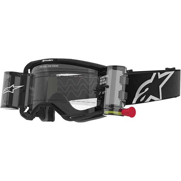 Alpinestars Alpinestars Vision 8 Corp Goggles - Black / Clear Roll-Off Lens