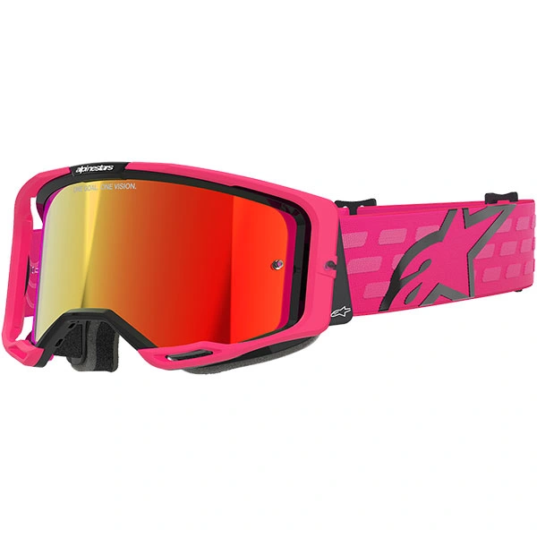 Alpinestars Alpinestars Vision 8 Corp Goggles - Pink / Mirror Red Lens